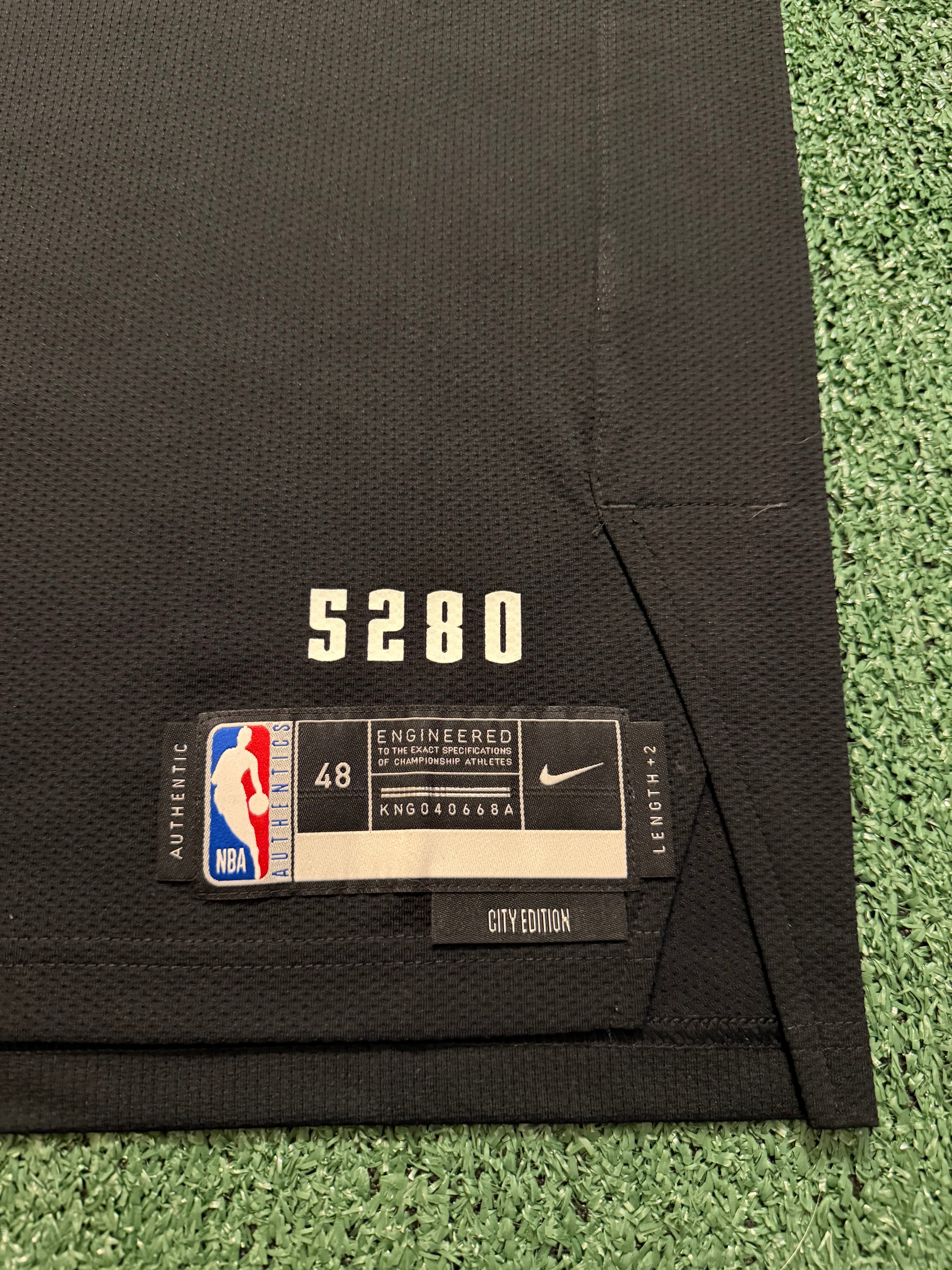 Nikola Jokic Denver Nuggets Jersey #15 Nike ADV Authentic Black Size 48 (L) NBA