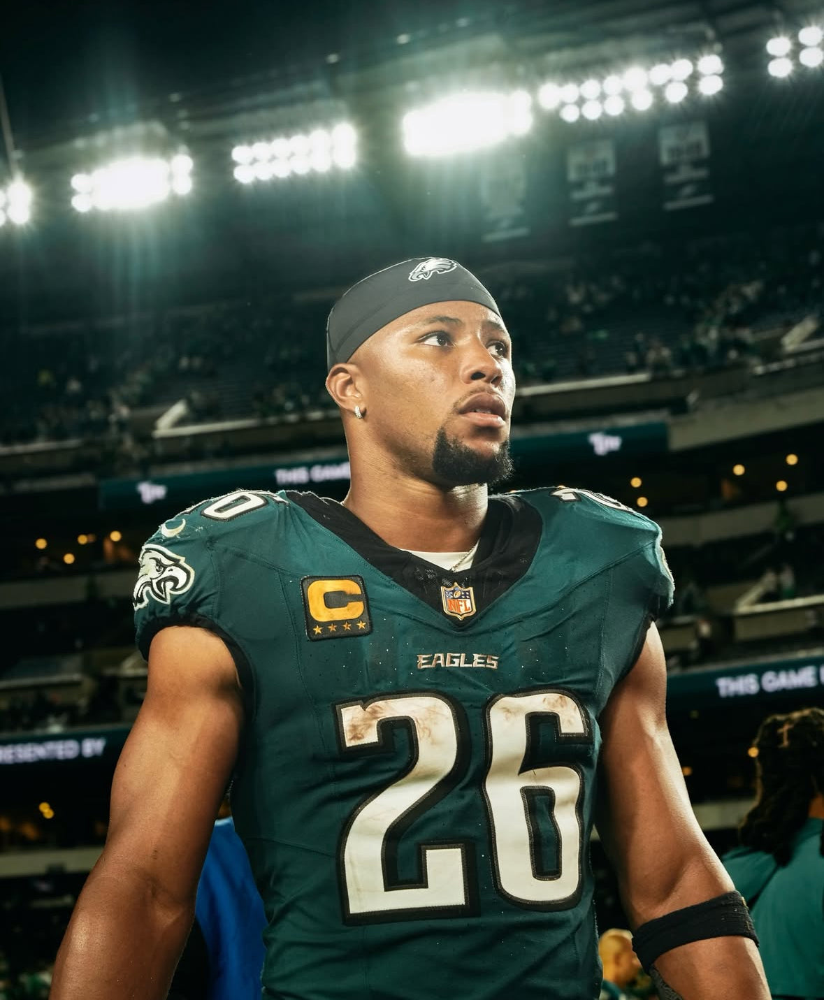 Saquon Barkley Philadelphia Eagles Jersey #26 Nike Vapor FUSE Elite Green Size 48 (XL) NFL