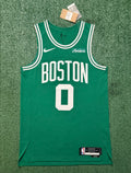 Jayson Tatum Boston Celtics Jersey #0 Nike ADV Authentic Green Size 44 (Medium) NBA