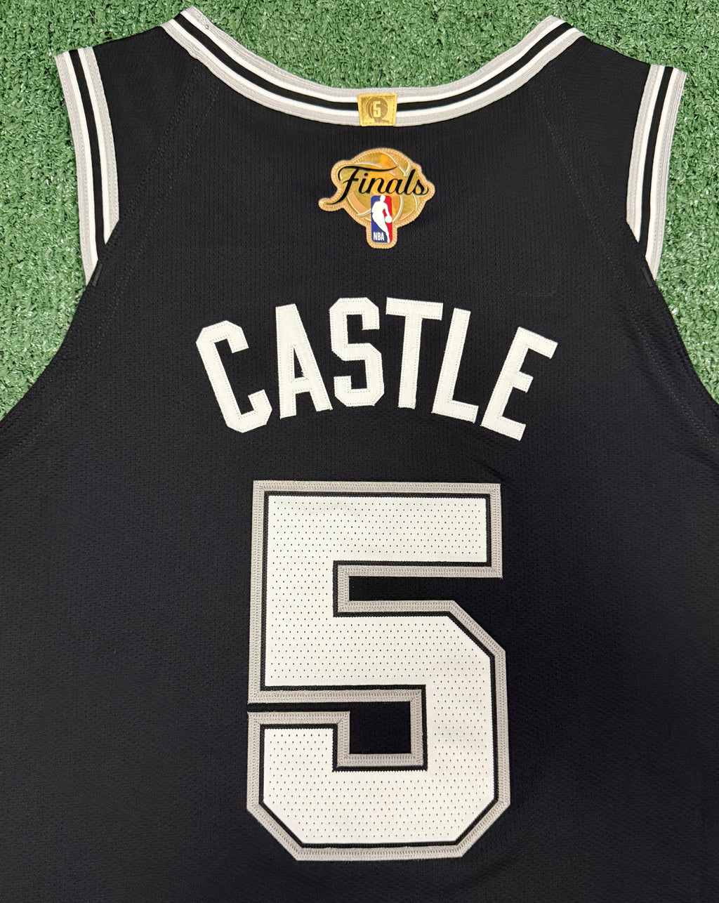 Stephon Castle San Antonio Spurs Jersey #5 Nike ADV Authentic Black Size 48 (L) NBA