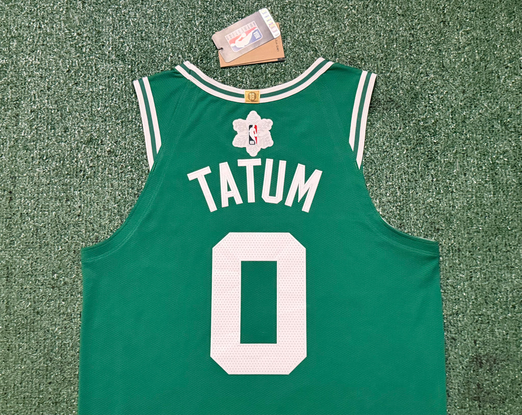 Jayson Tatum Boston Celtics Jersey #0 Nike ADV Authentic Green Size 44 (Medium) NBA