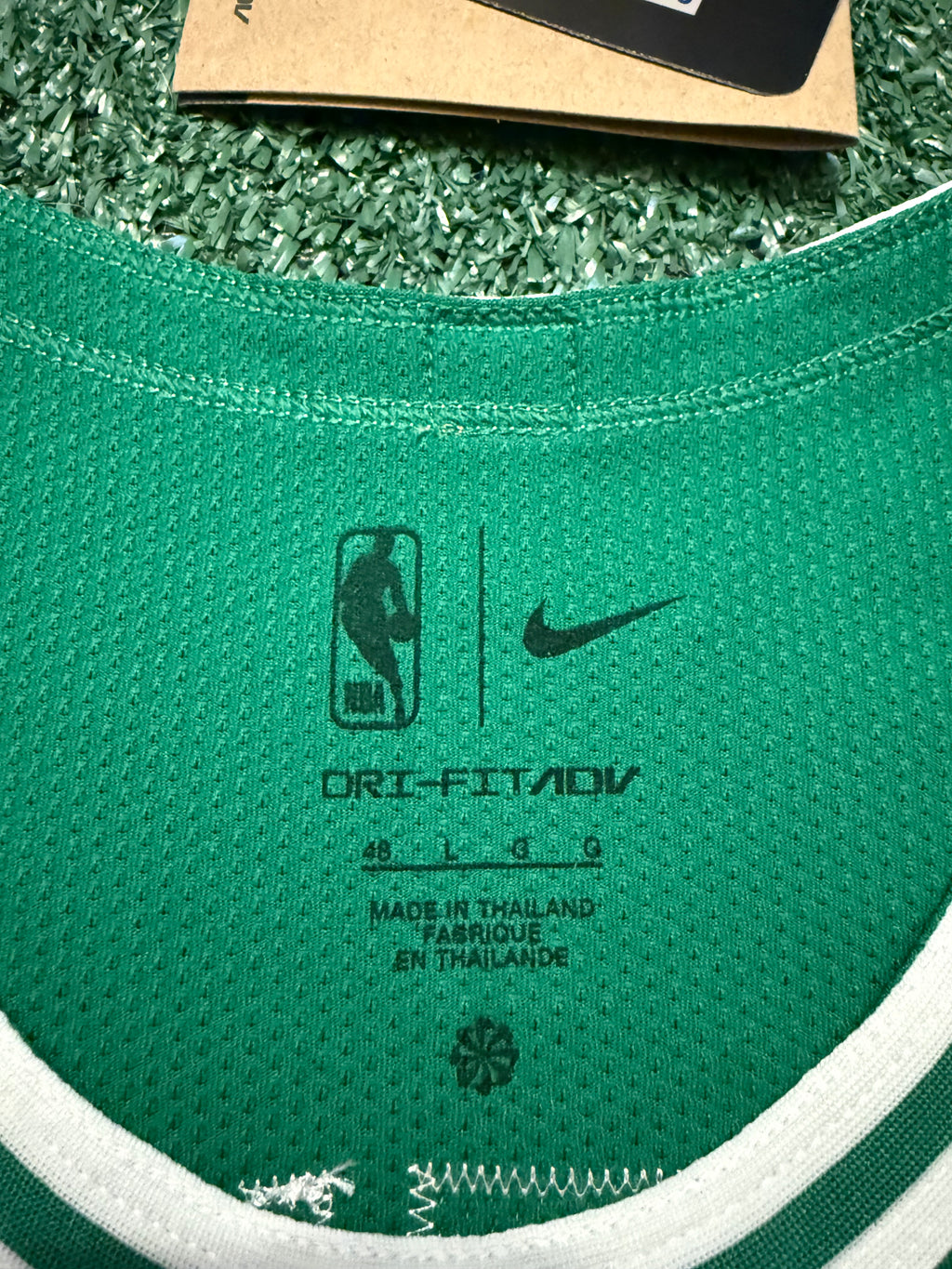 Jayson Tatum Boston Celtics Jersey #0 Nike ADV Authentic Green Size 48 (L) NBA