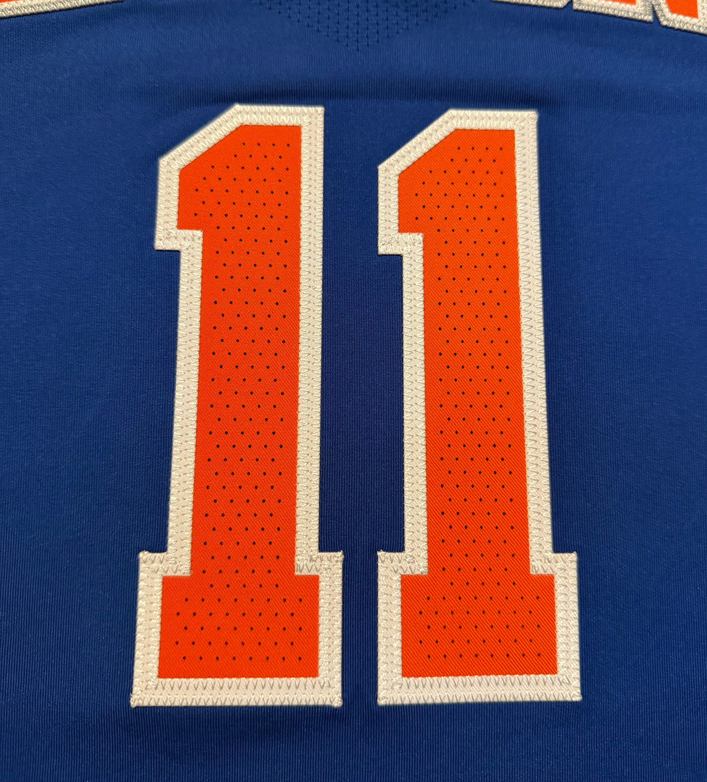 Jalen Brunson New York Knicks Jersey #11 Nike ADV Authentic Blue Size 52 (XL) NBA