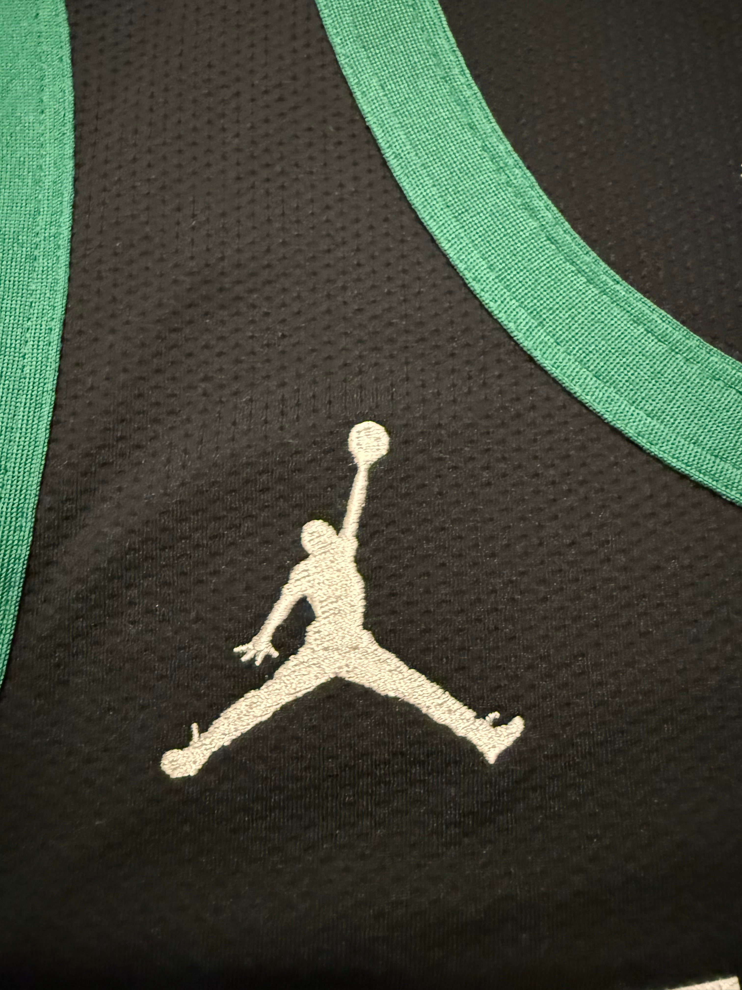 Jayson Tatum Boston Celtics Jersey #0 Nike ADV Authentic Black Size 52 (XL) NBA
