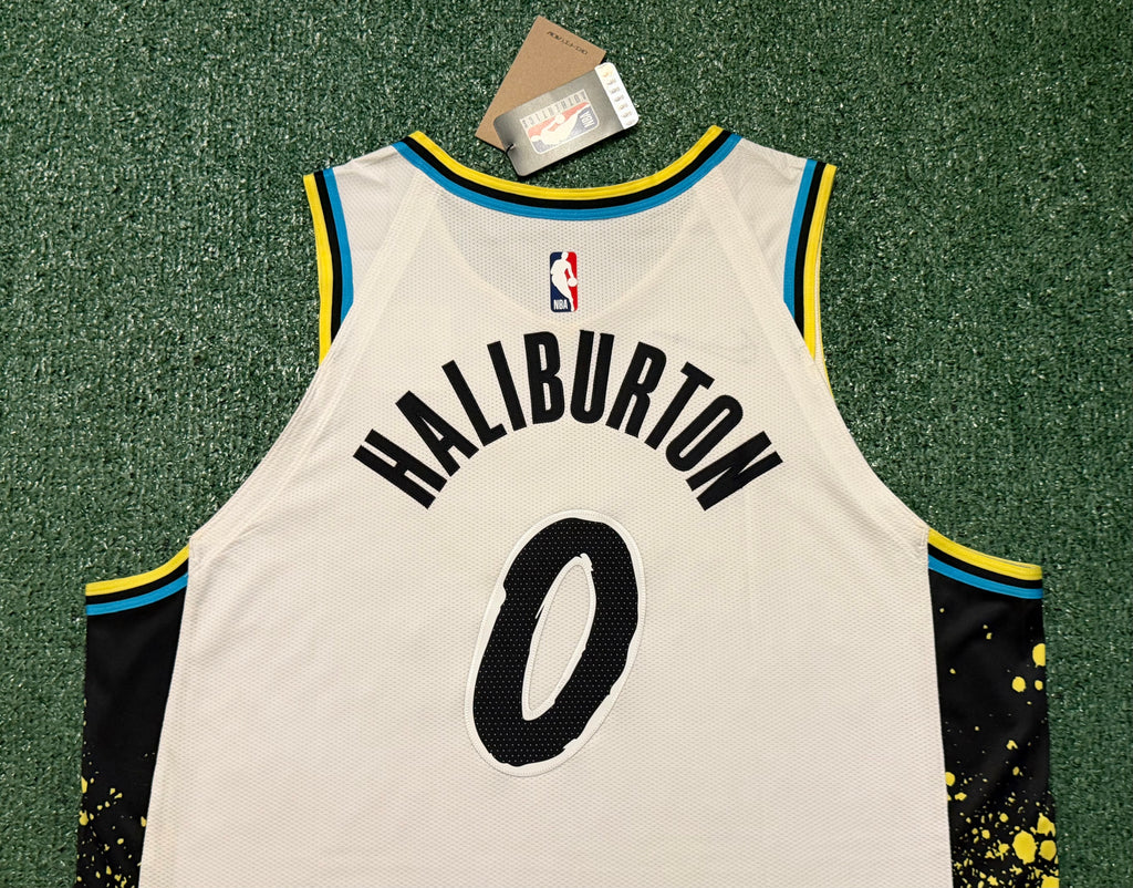Tyrese Haliburton Indiana Pacers Jersey #0 Nike ADV Authentic White Size 52 (XL) NBA