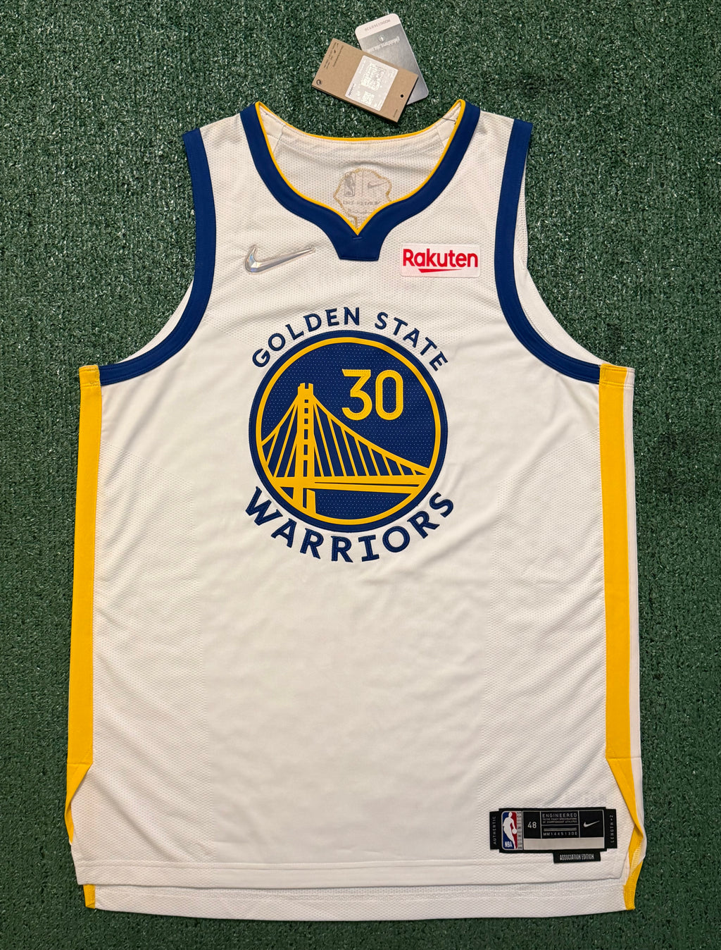 Steph Curry Golden State Warriors Jersey #30 Nike ADV Authentic White Size 52 (XL) NBA