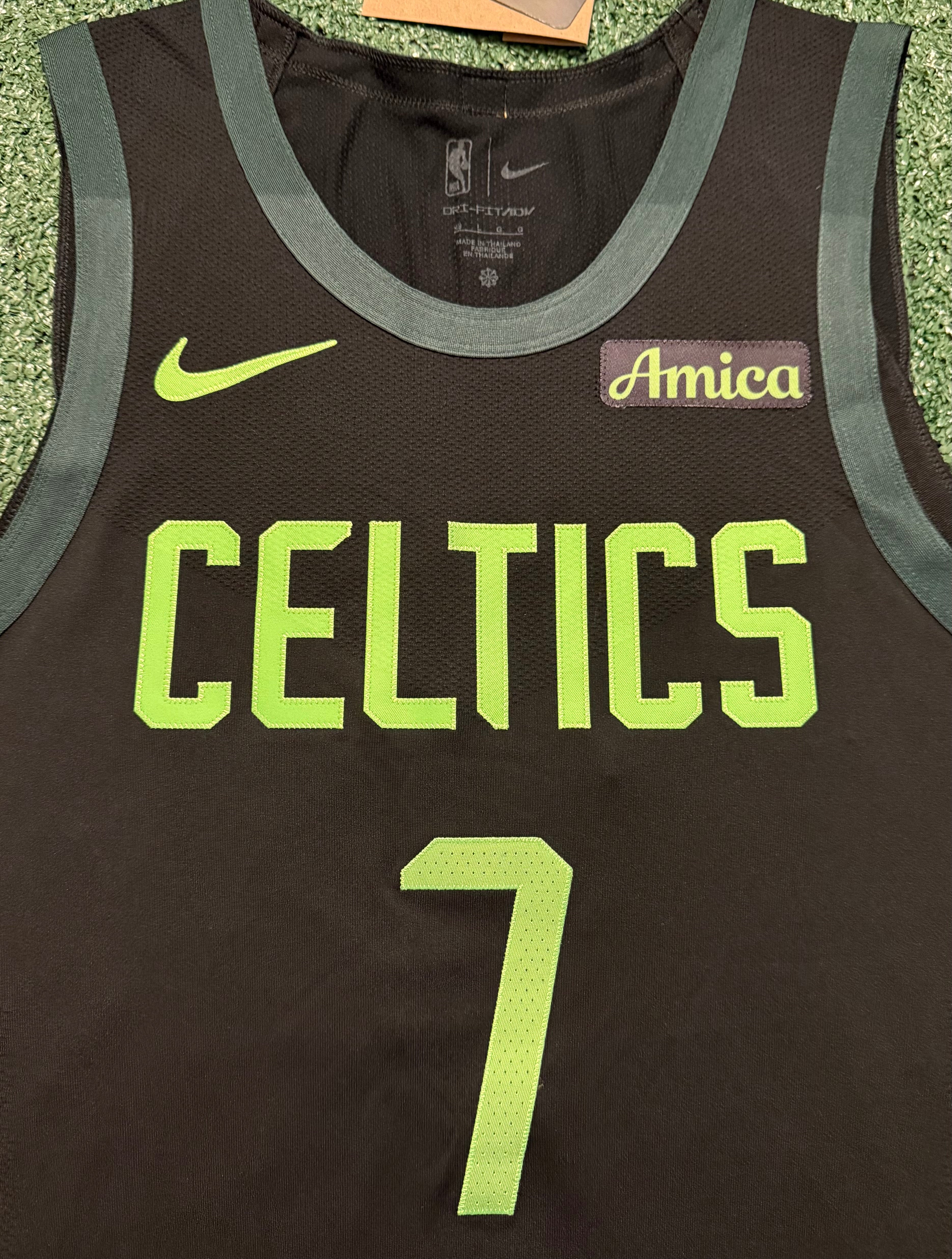 Jaylen Brown Boston Celtics Jersey Nike ADV Authentic Black  Size 48 (Large) NBA