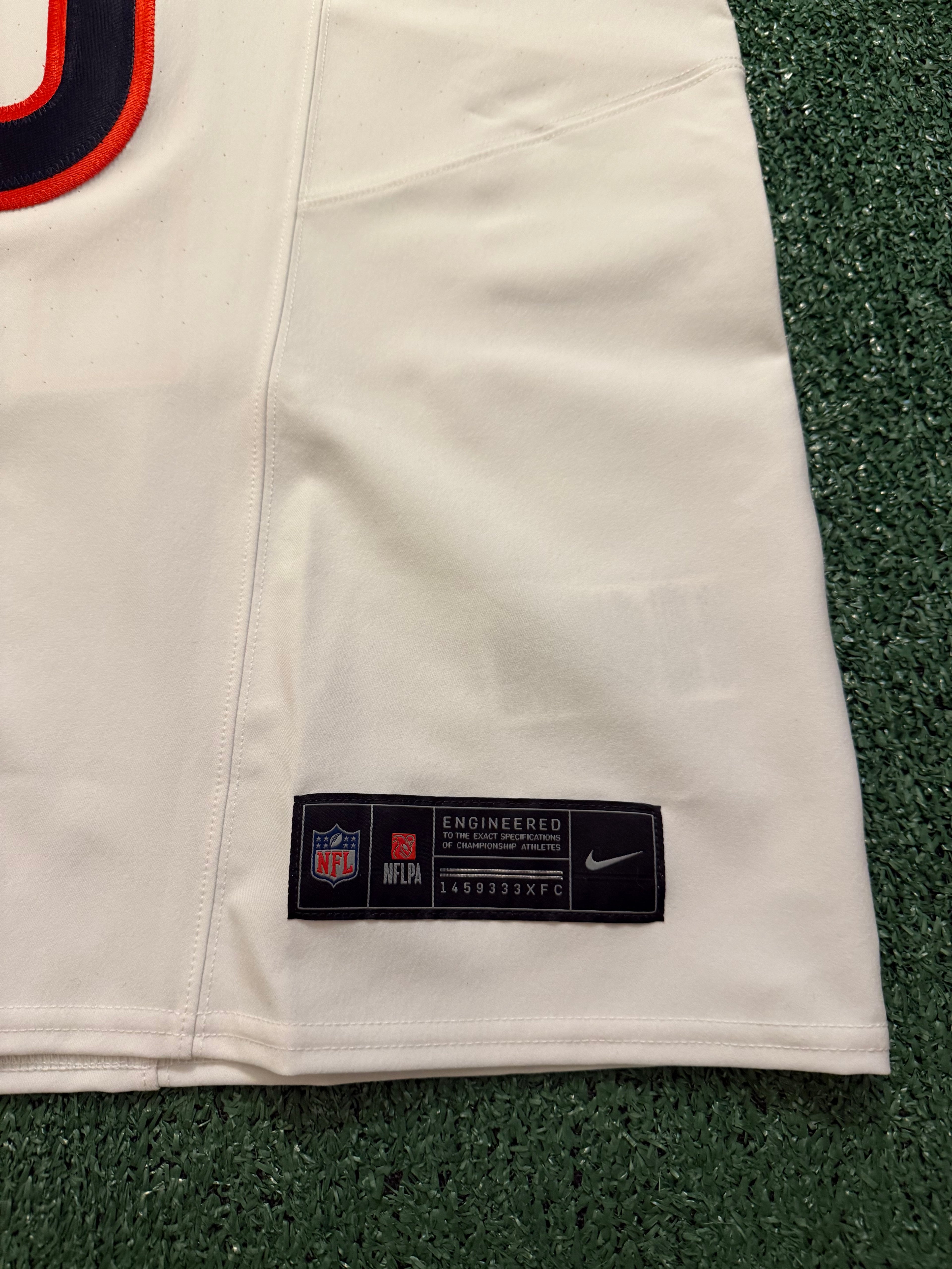 Caleb Williams Chicago Bears Jersey #18 Nike Vapor FUSE Elite White Size 44 (Large) NFL
