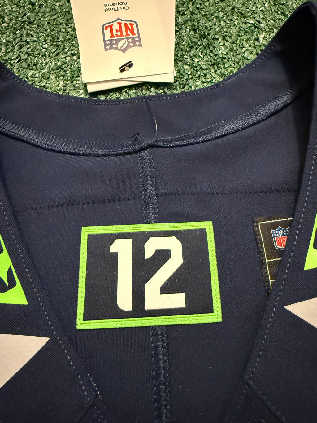 Sam Darnold Seattle Seahawks Jersey #14 Nike Vapor FUSE Elite Navy Size 48 (XL) NFL