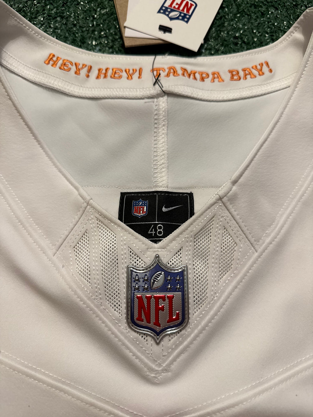 Baker Mayfield Tampa Bay Buccaneers Jersey #6 Nike Vapor FUSE Elite White Creamsicle size 48 (XL) NFL