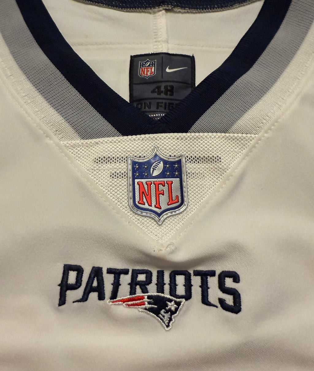 Tom Brady New England Patriots Jersey #12 Nike Vapor Elite White Size 48 (XL) NFL