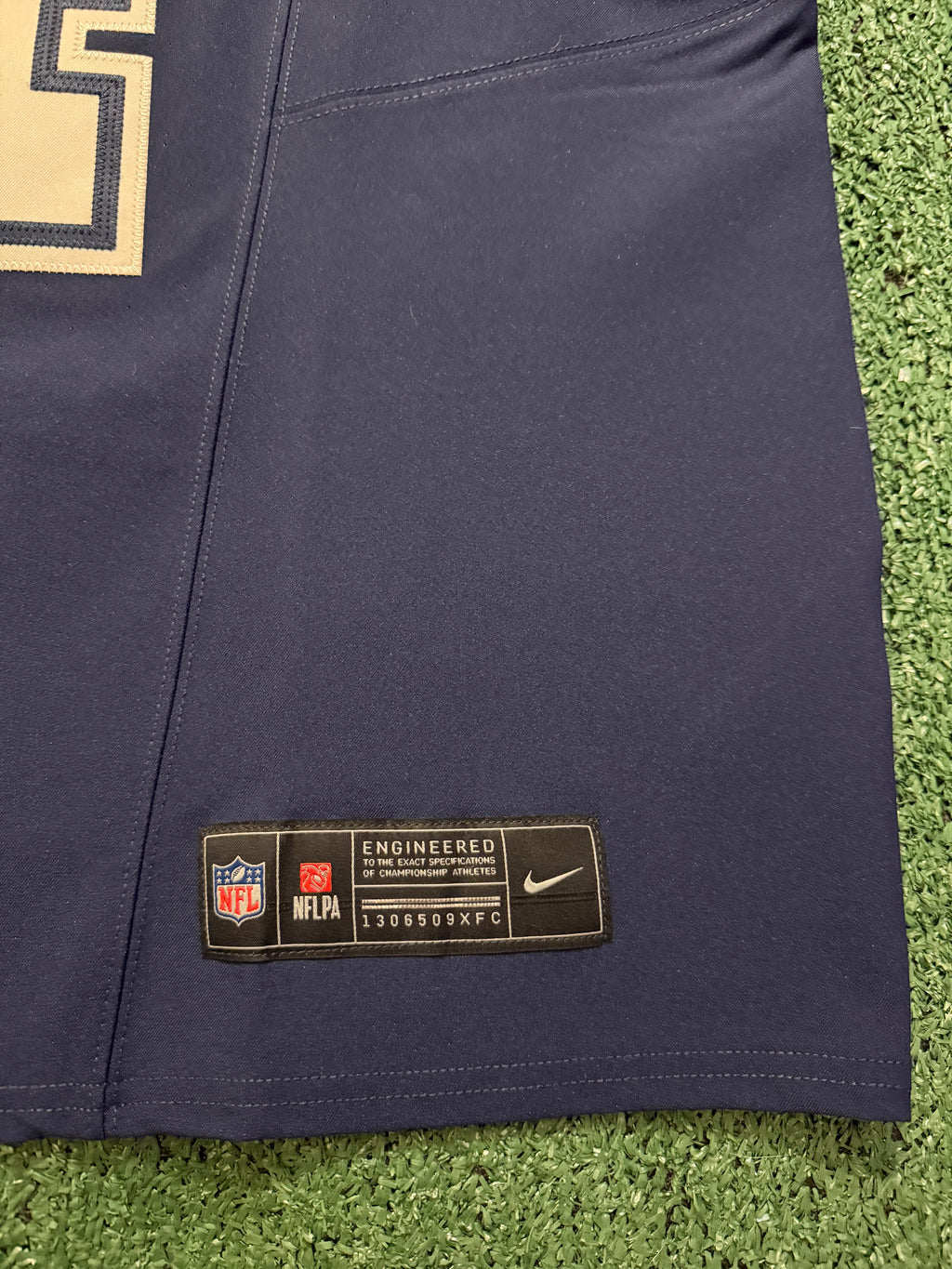 Dak Prescott Dallas Cowboys Jersey #4 Nike Vapor Fuse Elite Navy Size 44 (Large) NFL