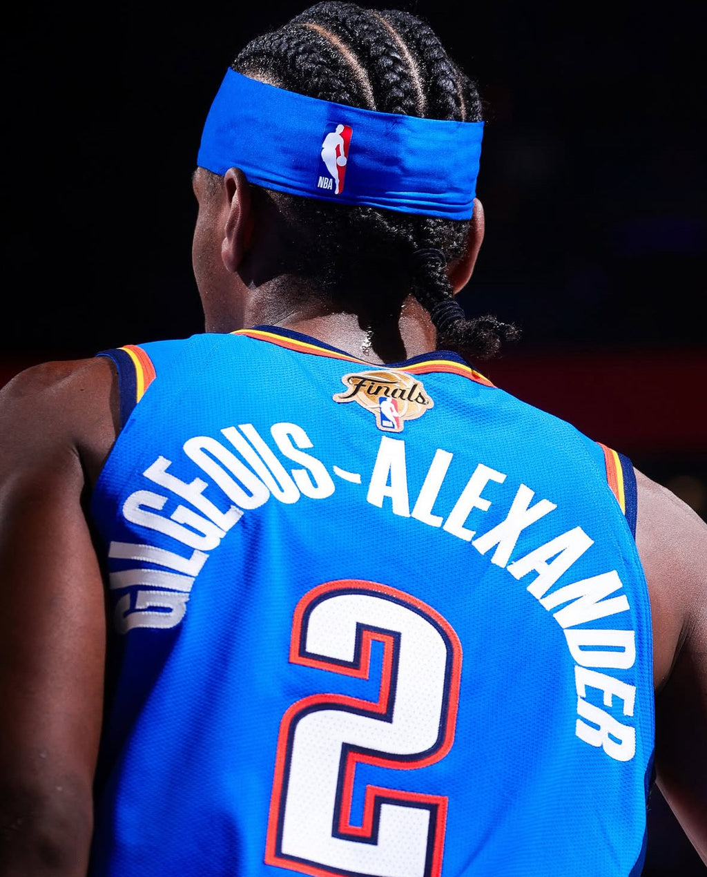 Shai Gilgeous-Alexander Oklahoma City Thunder Jersey #2 Nike ADV Authentic Blue Size 48 (L) NBA