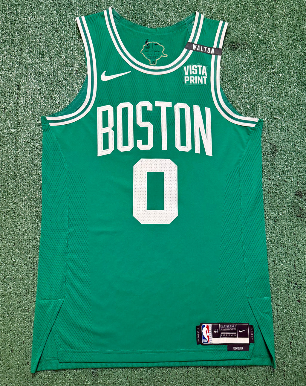 Jayson Tatum Boston Celtics Jersey #0 Nike ADV Authentic Green Size 44 (M) NBA