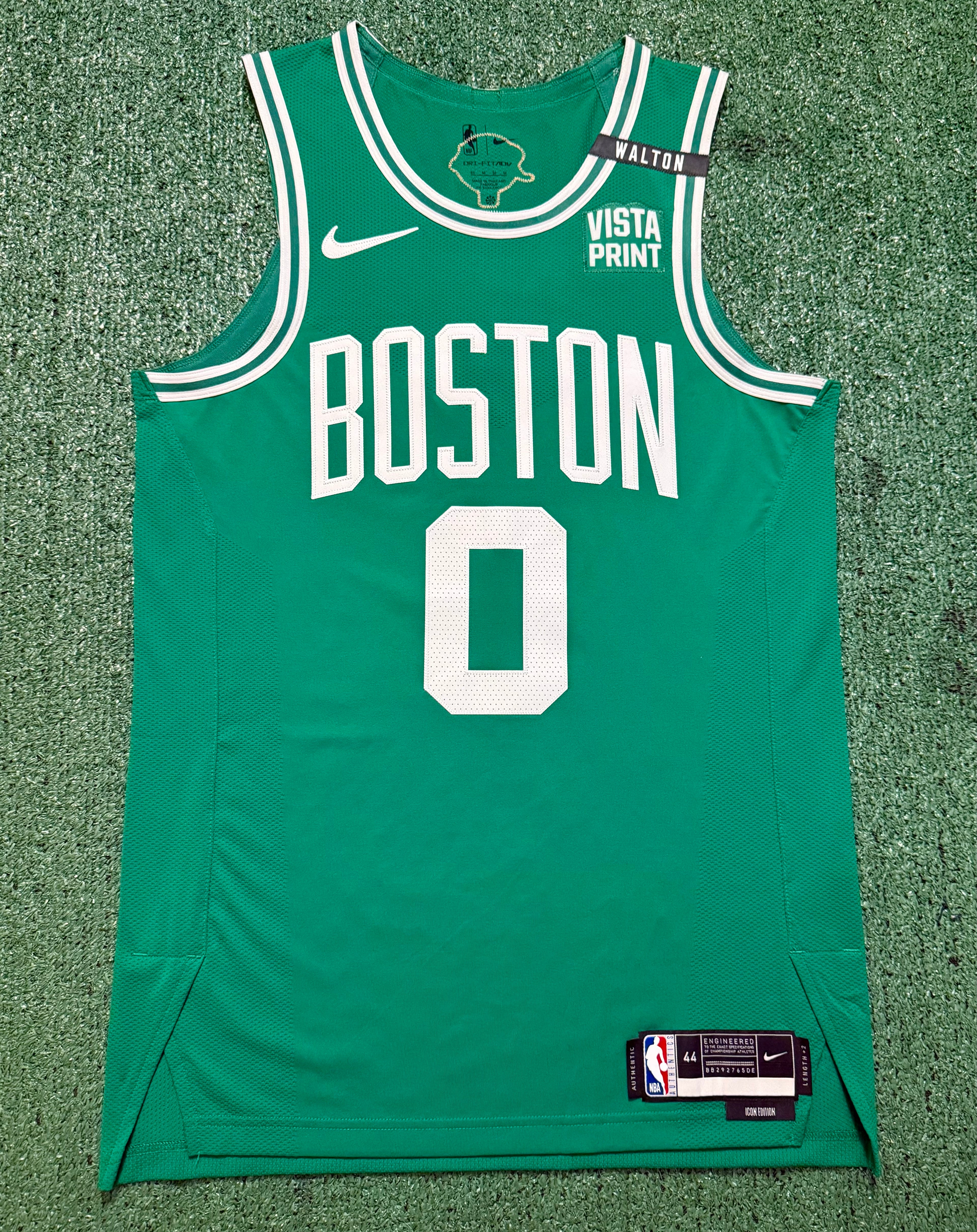 Jayson Tatum Boston Celtics Jersey #0 Nike ADV Authentic Green Size 44 (M) NBA