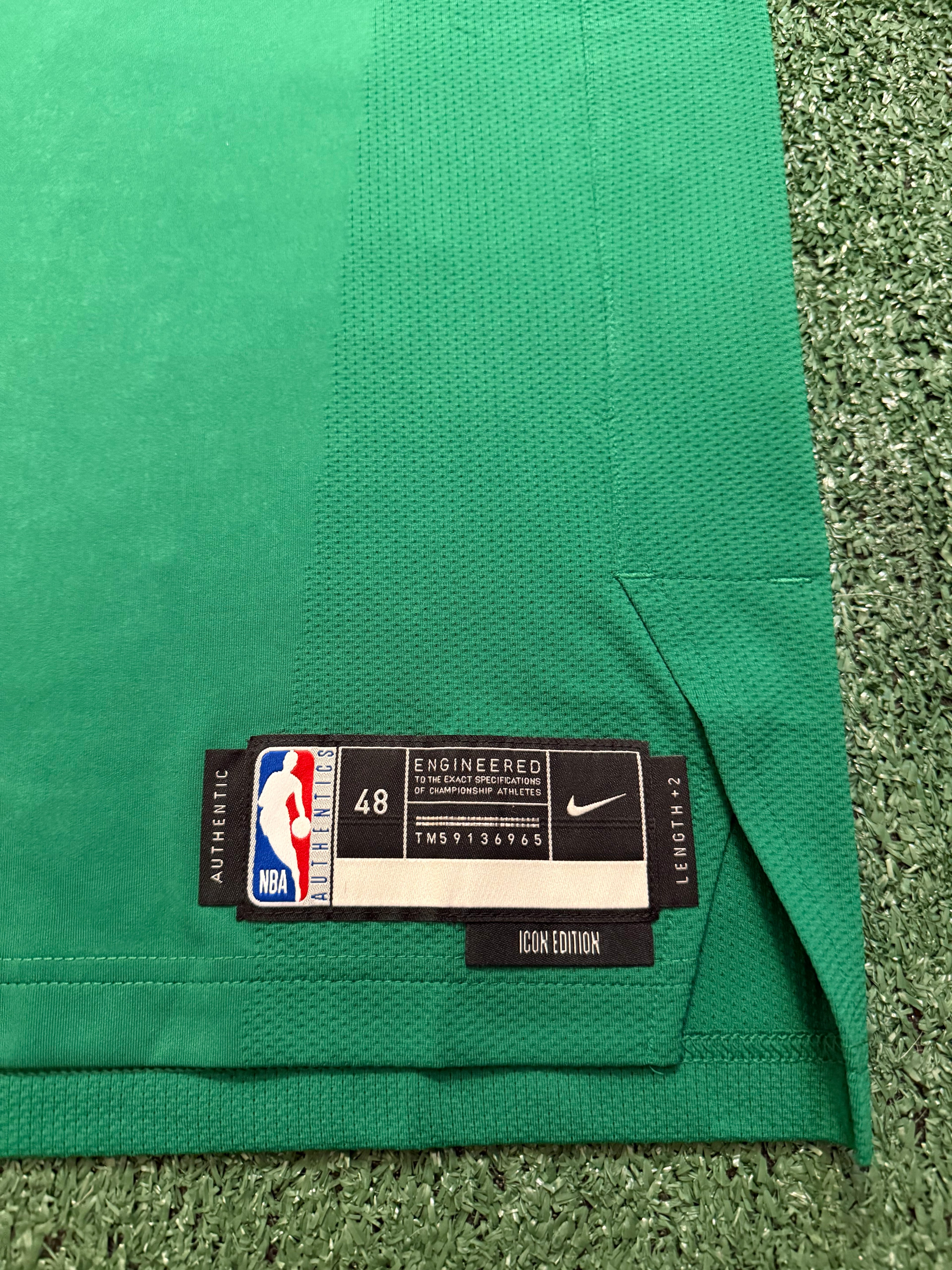 Jayson Tatum Boston Celtics Jersey #0 Nike ADV Authentic Green Size 48 (L) NBA