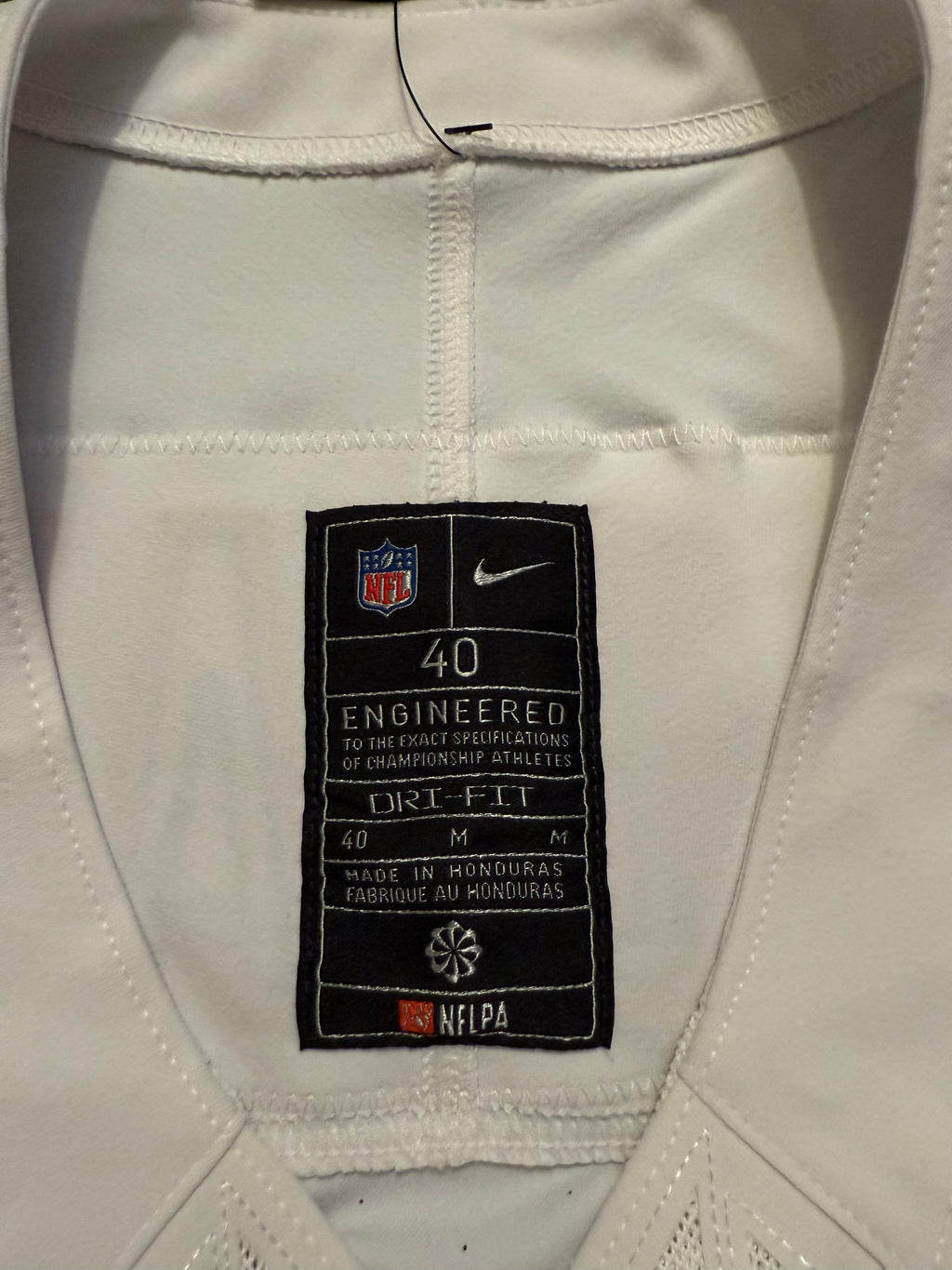 Caleb Williams Chicago Bears Jersey #18 Nike Vapor FUSE Elite White Size 40 (Medium) NFL