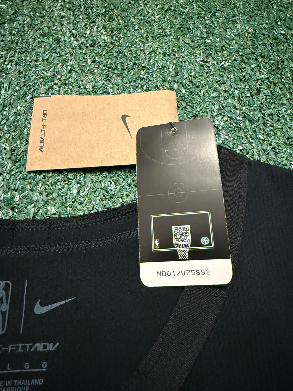Victor Wembanyama San Antonio Spurs Jersey #1 Nike ADV Authentic Black Size 48 (L) NBA