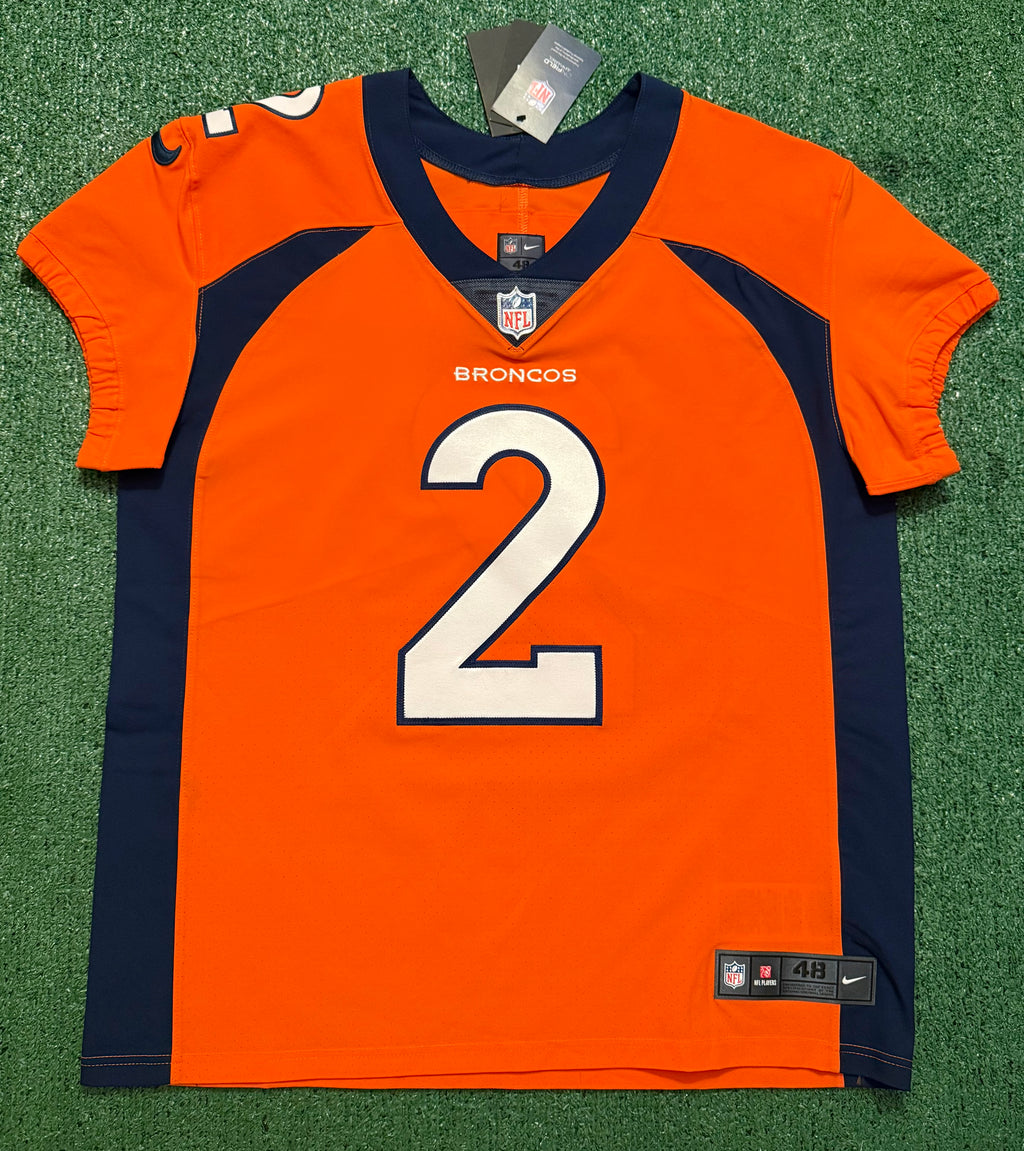Pat Surtain II Denver Broncos Jersey #2 Nike Vapor Elite Orange Size 48 (XL) NFL