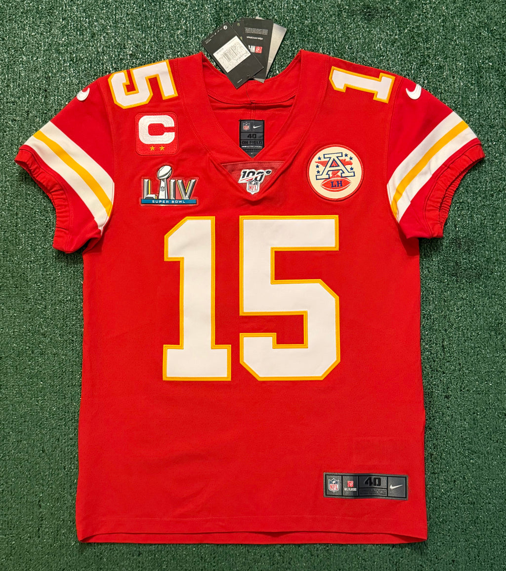 Patrick Mahomes Kansas City Chiefs Jersey #15 Nike Vapor Elite Red Size 40 (M) NFL