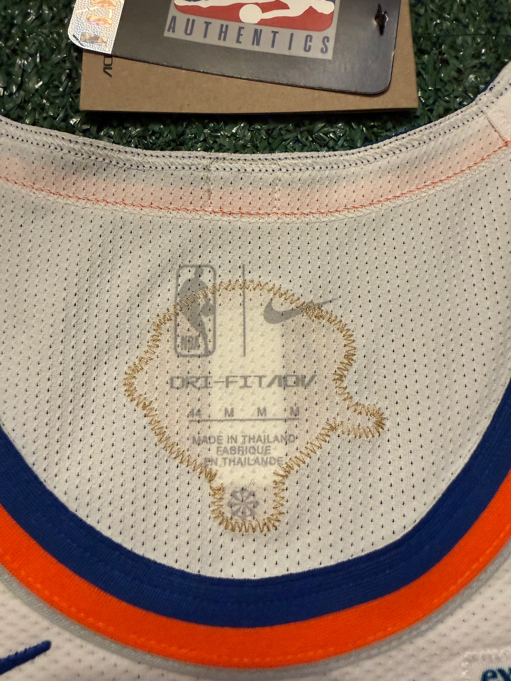 Jalen Brunson New York Knicks Jersey #11 Nike ADV Authentic White Size 44 (M) NBA