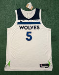 Anthony Edwards Minnesota Timberwolves Jersey #5 Nike ADV Authentic White Size 52 (XL) NBA