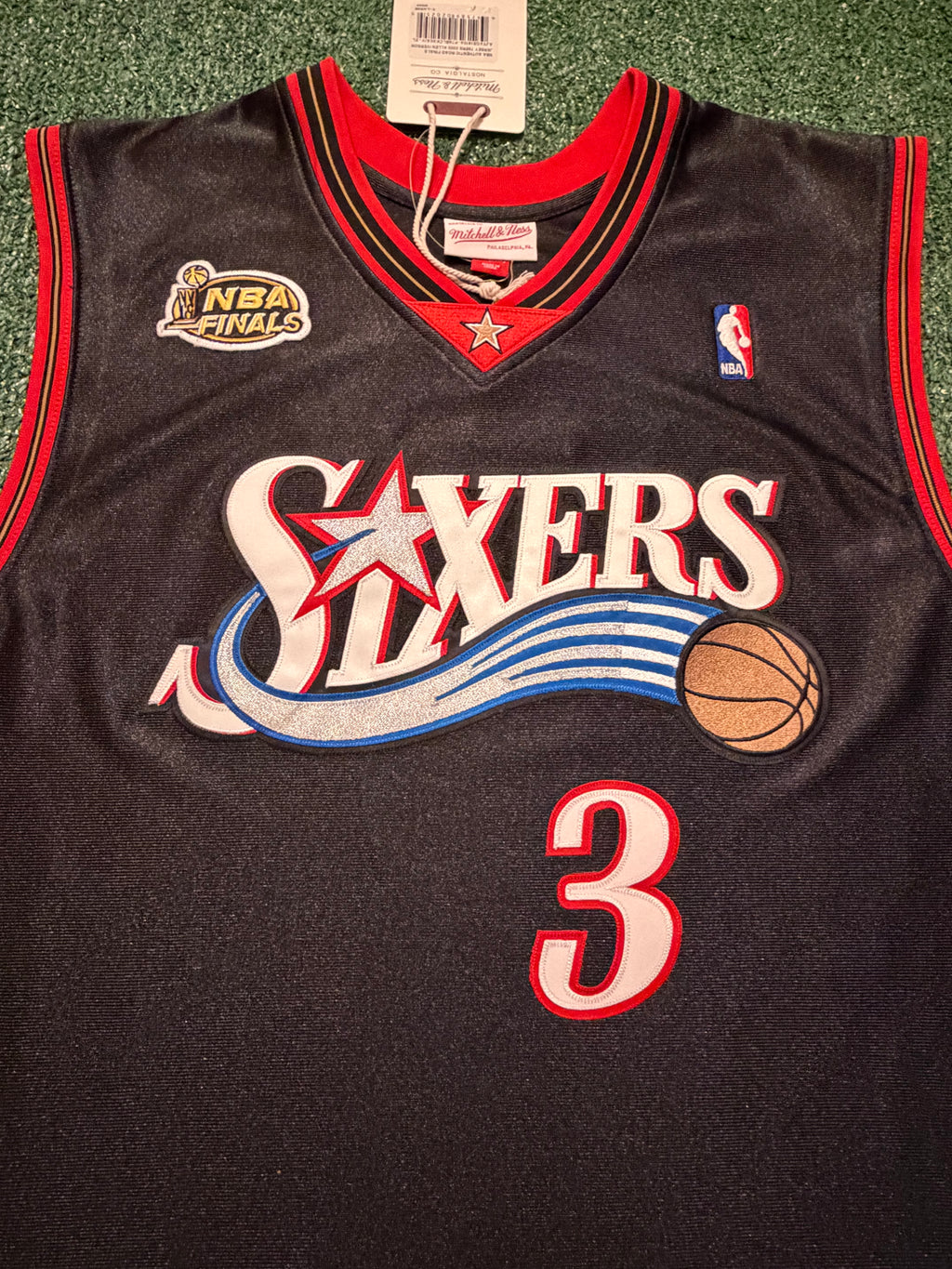 Allen Iverson Philadelphia 76ers Jersey #3 Mitchell & Ness Authentic Black Size 48 (XL) NBA