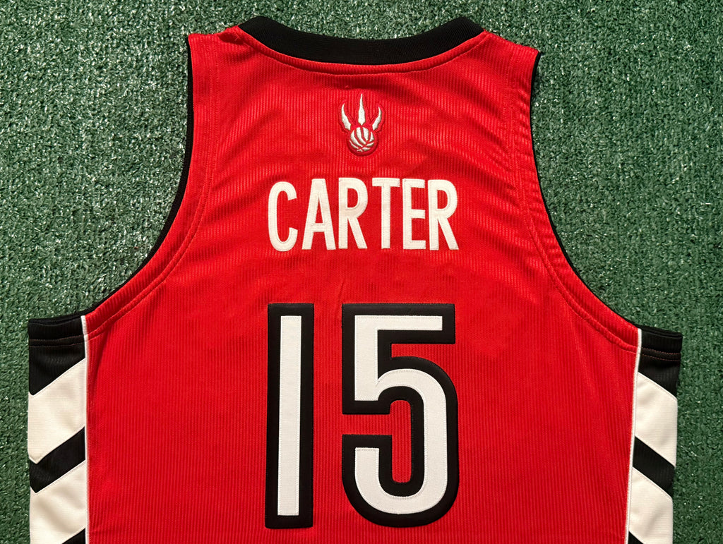 Vince Carter Toronto Raptors Jersey #15 Mitchell & Ness Authentic Red Size 44 (L) NBA