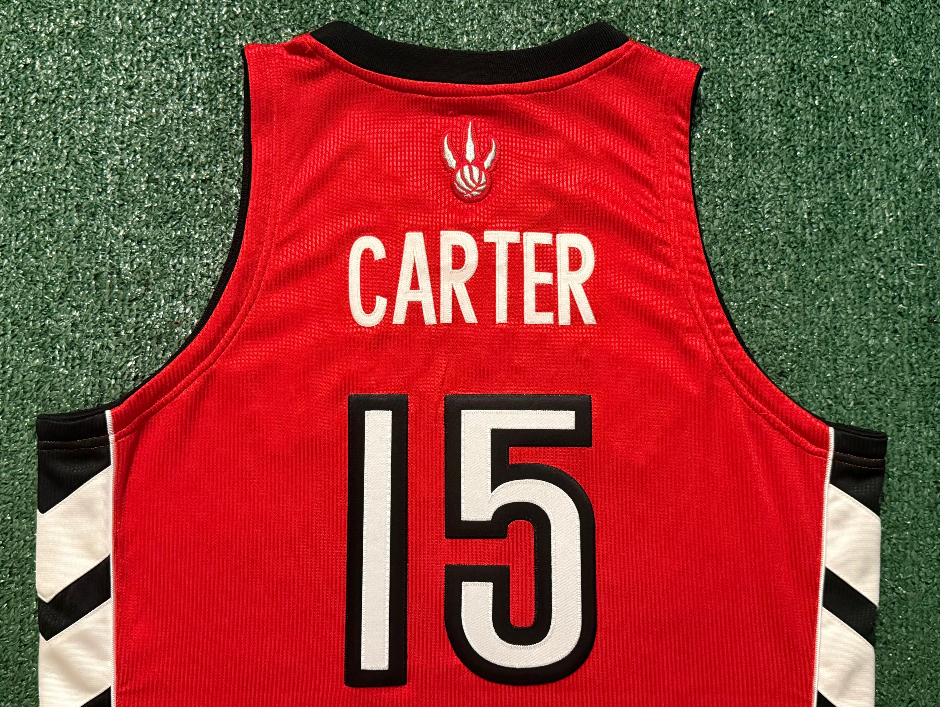 Vince Carter Toronto Raptors Jersey #15 Mitchell & Ness Authentic Red Size 44 (L) NBA