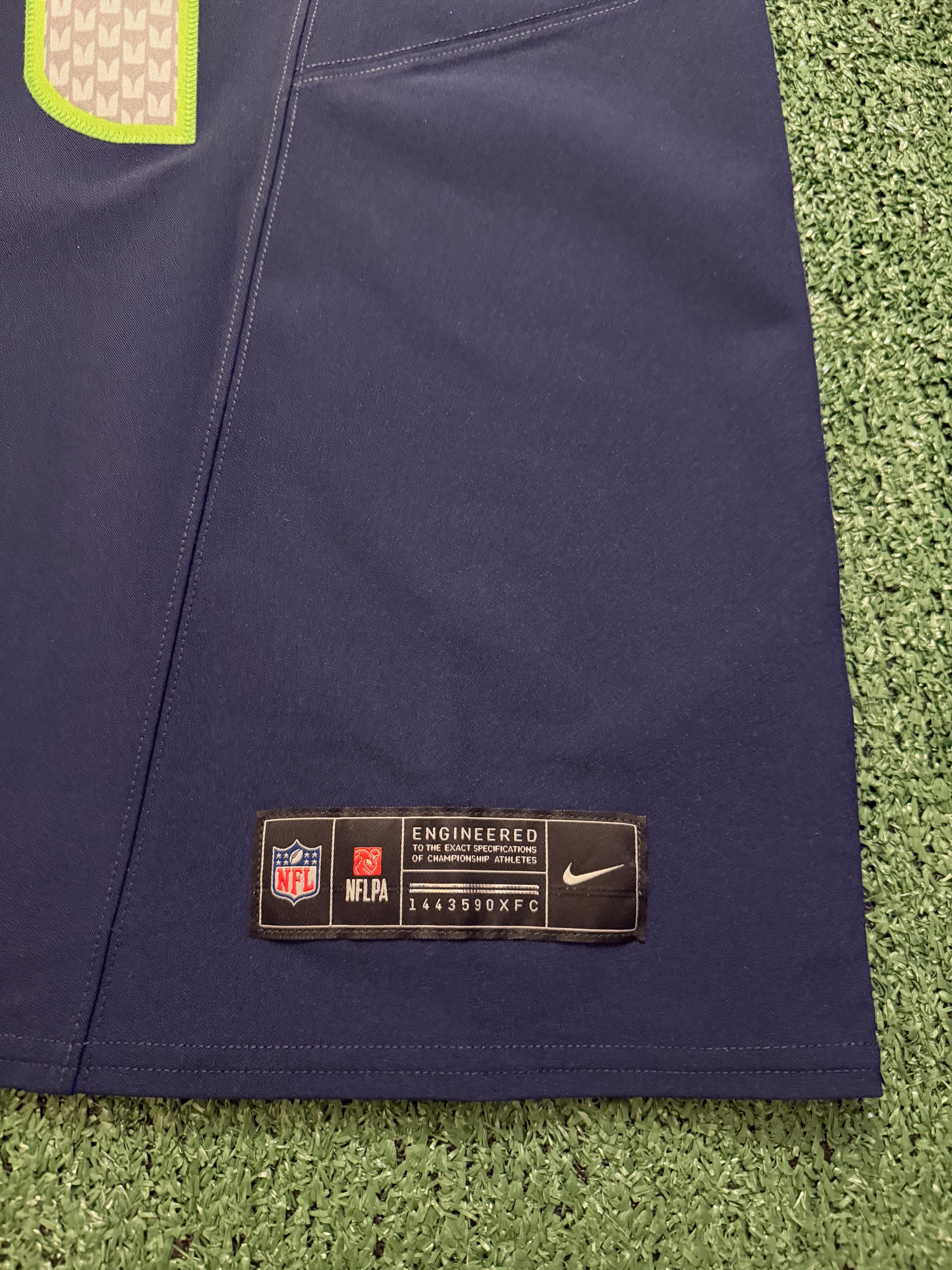 Sam Darnold Seattle Seahawks Jersey #14 Nike Vapor FUSE Elite Navy Size 48 (XL) NFL