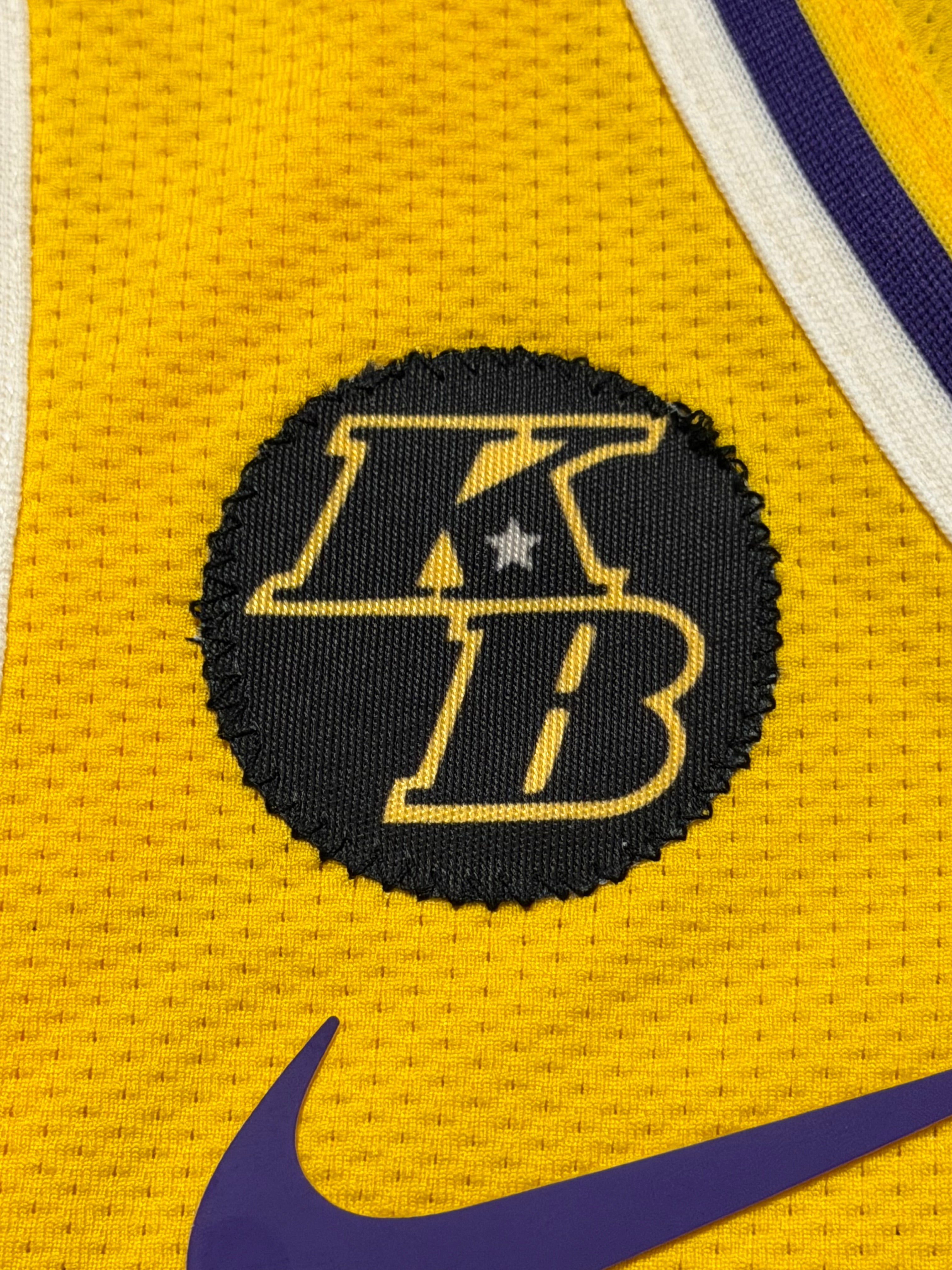 LeBron James Los Angeles Lakers Jersey #23 Nike VaporKnit Authentic Gold Size 52 (XL) NBA