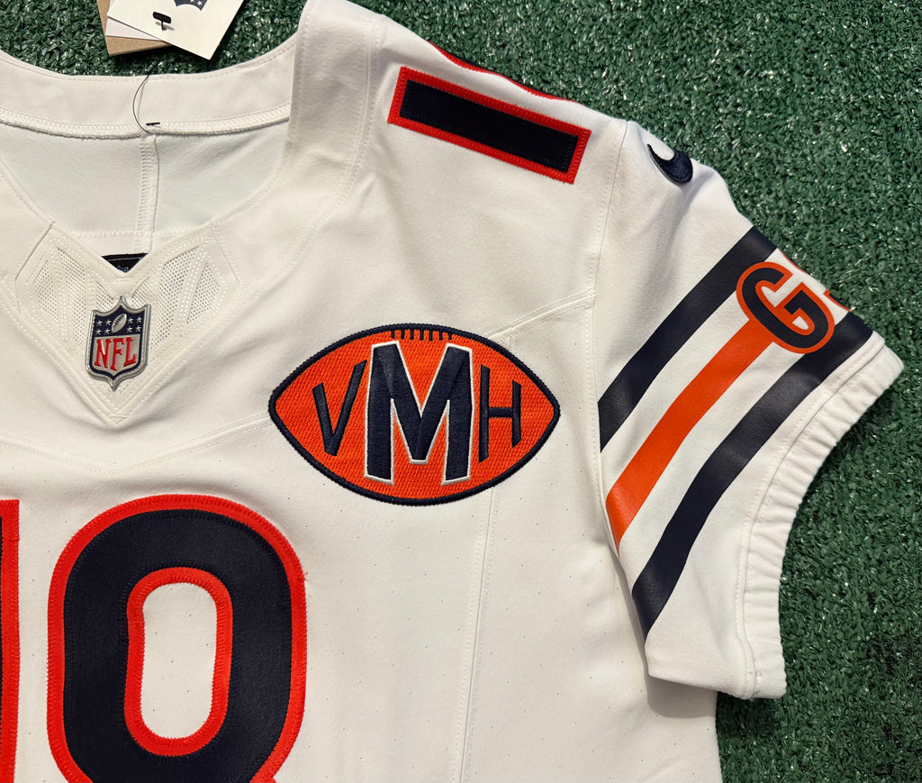 Caleb Williams Chicago Bears Jersey #18 Nike Vapor FUSE Elite White Size 40 (Medium) NFL