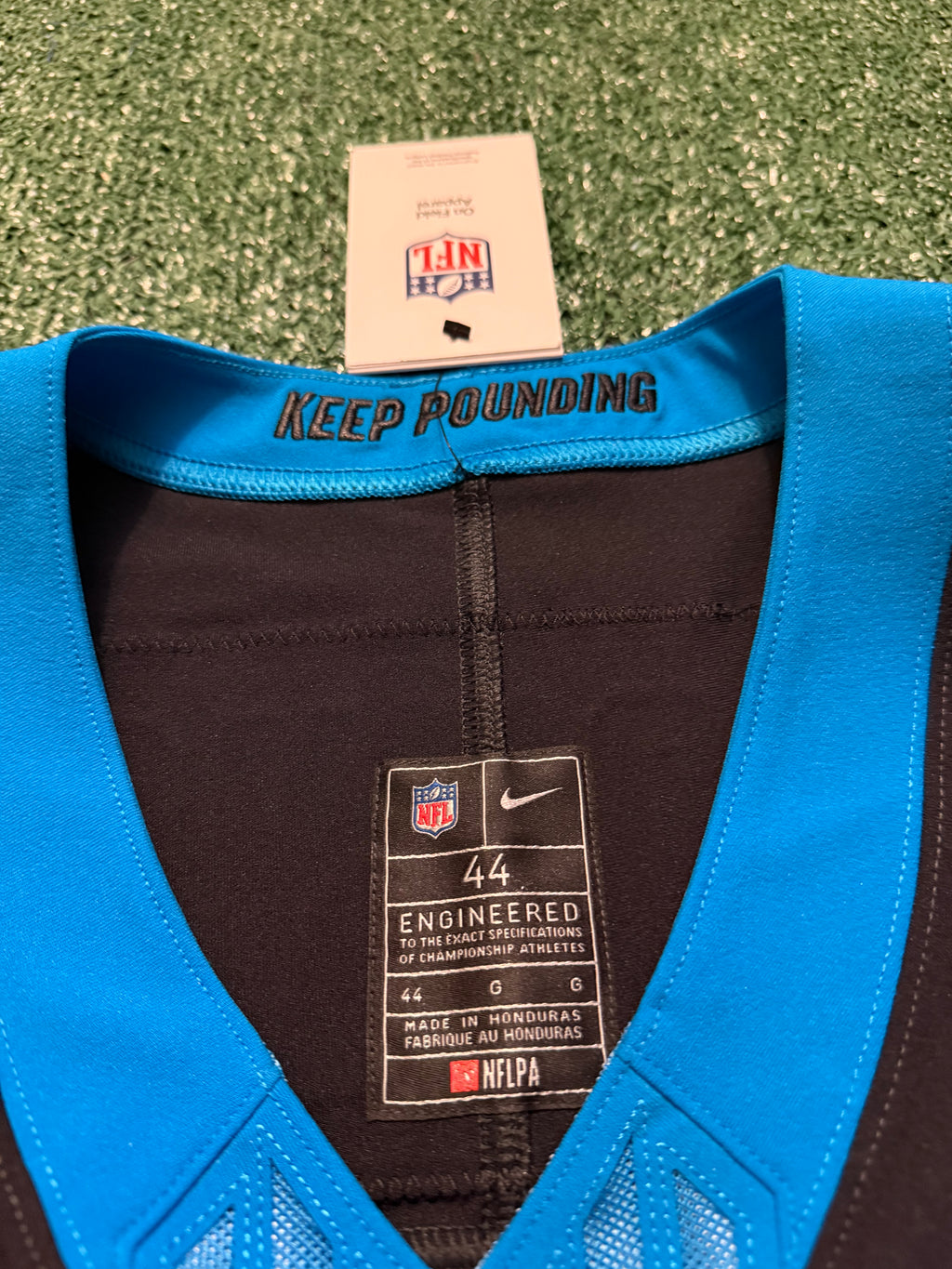 Bryce Young Carolina Panthers Jersey #9 Nike Vapor FUSE Elite Black Size 44 (Large) NFL