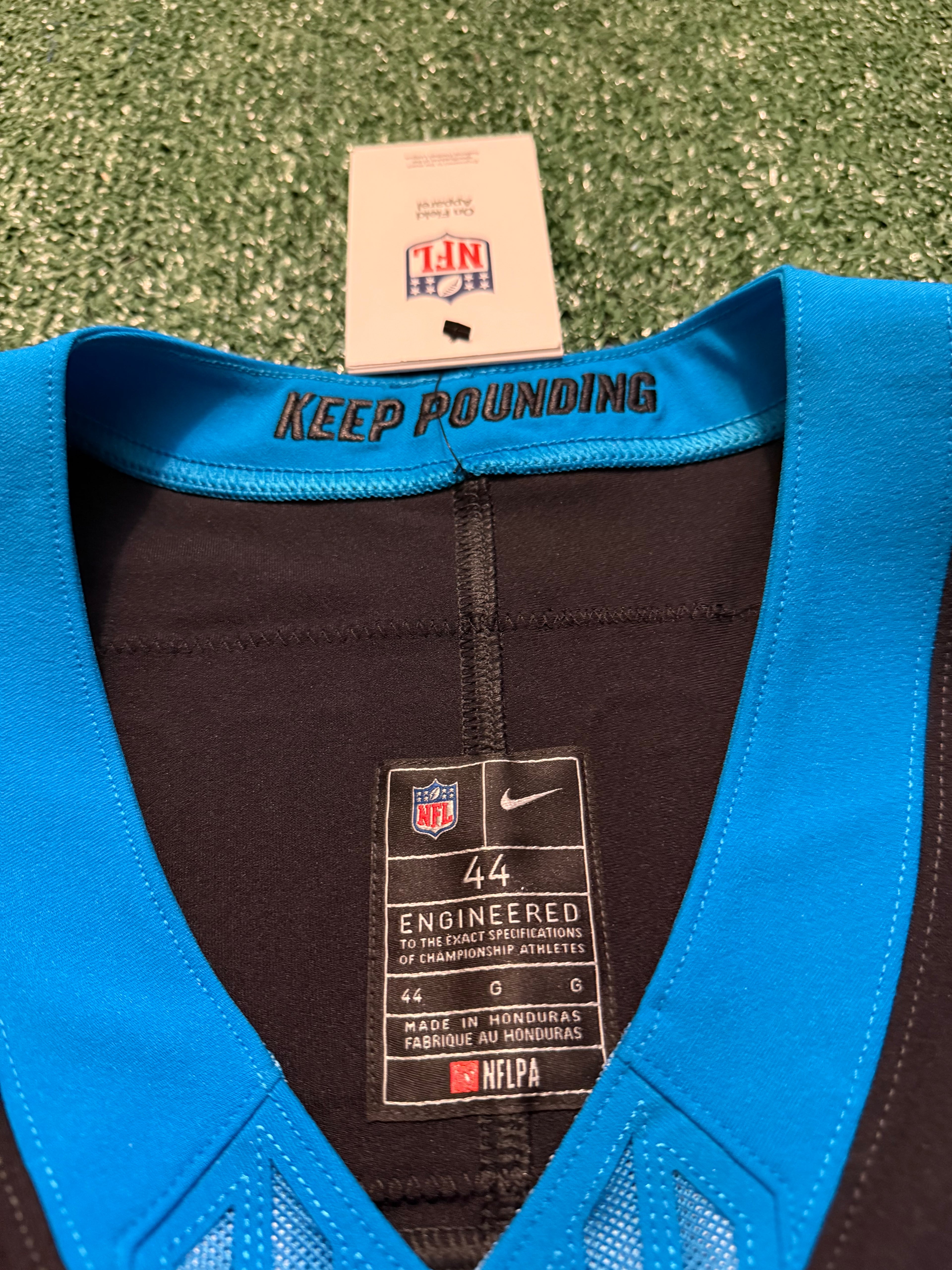 Bryce Young Carolina Panthers Jersey #9 Nike Vapor FUSE Elite Black Size 44 (Large) NFL