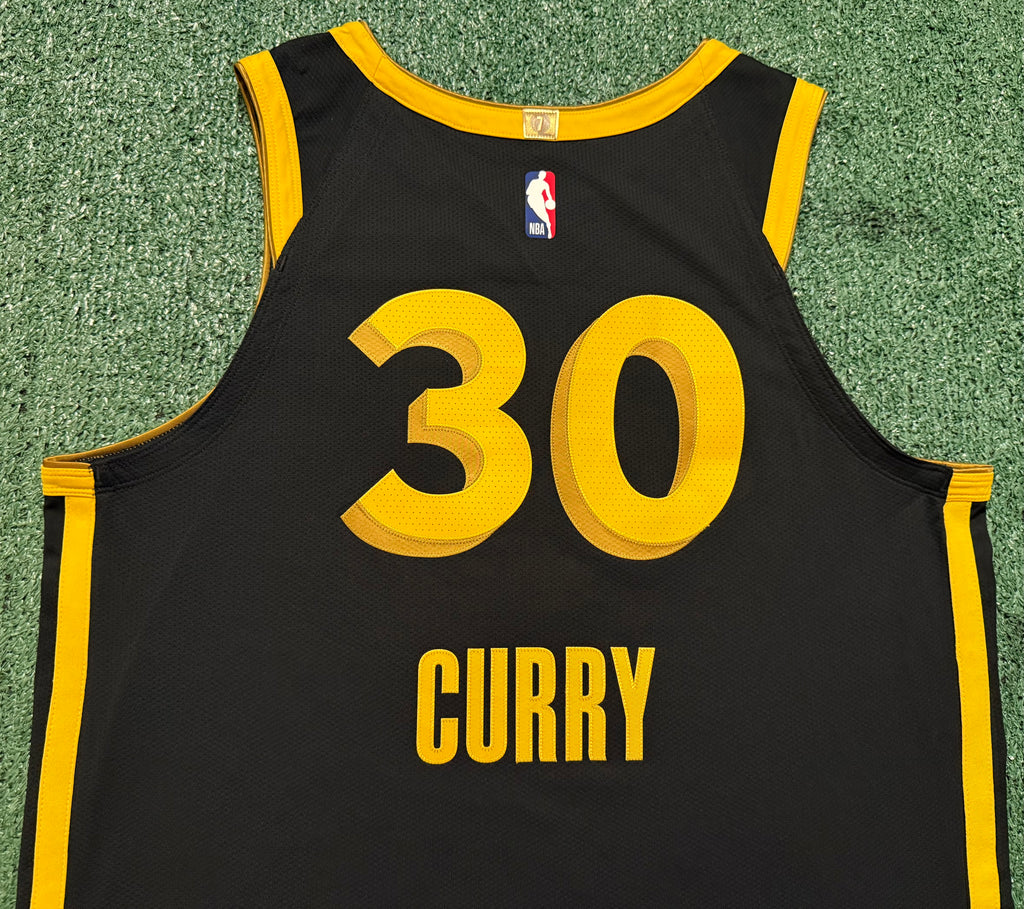 Steph Curry Golden State Warriors Jersey #30 Nike ADV Authentic Black Size 48 (L) NBA