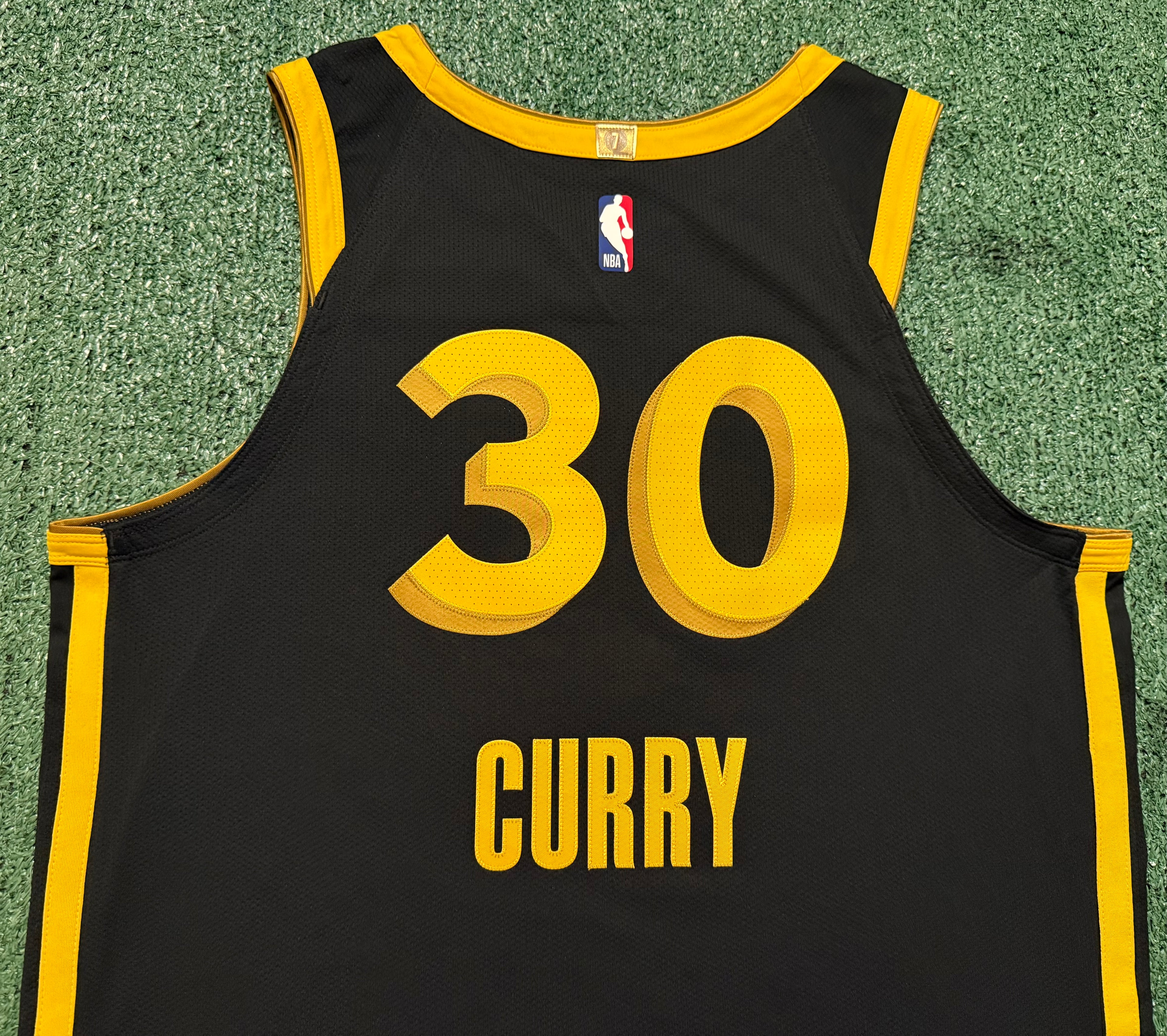 Steph Curry Golden State Warriors Jersey #30 Nike ADV Authentic Black Size 48 (L) NBA