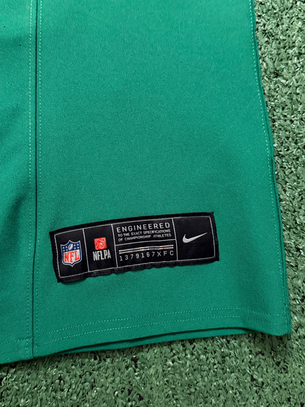 Jason Kelce Philadelphia Eagles Jersey #62 Nike Vapor FUSE Elite Kelly Green Size 40 (Medium) NFL