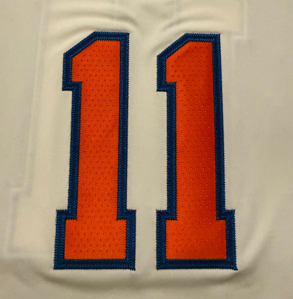 Jalen Brunson New York Knicks Jersey #11 Nike ADV Authentic White Size 44 (M) NBA