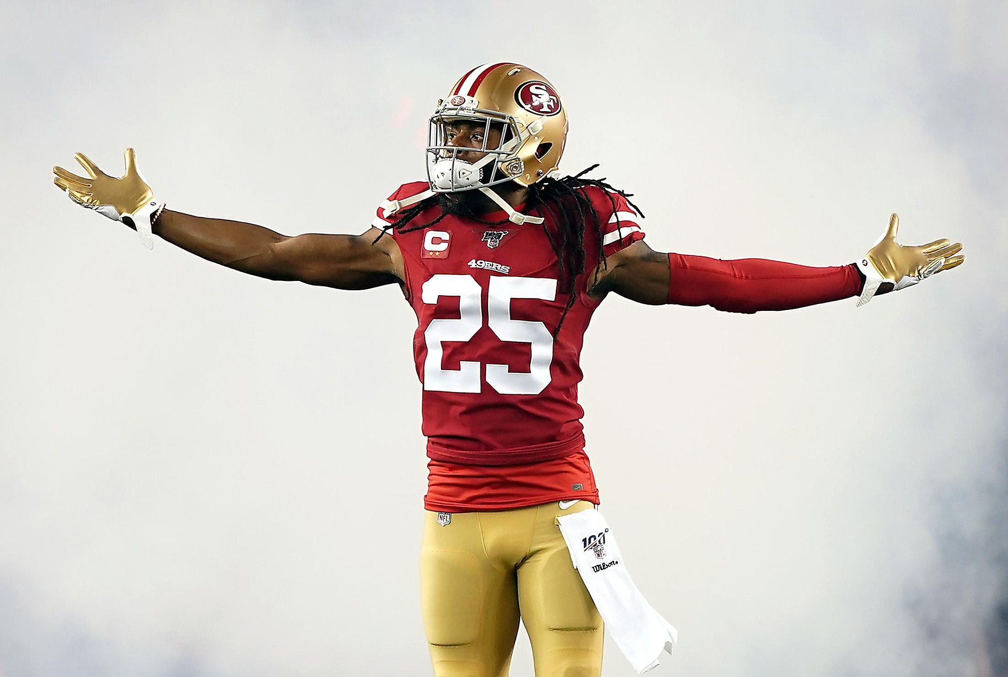 Richard Sherman San Francisco 49ers Jersey #25 Nike Vapor Limited Red Size (Medium) NFL