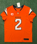 Pat Surtain II Denver Broncos Jersey #2 Nike Vapor Fuse Elite Orange Size 44 (L) NFL
