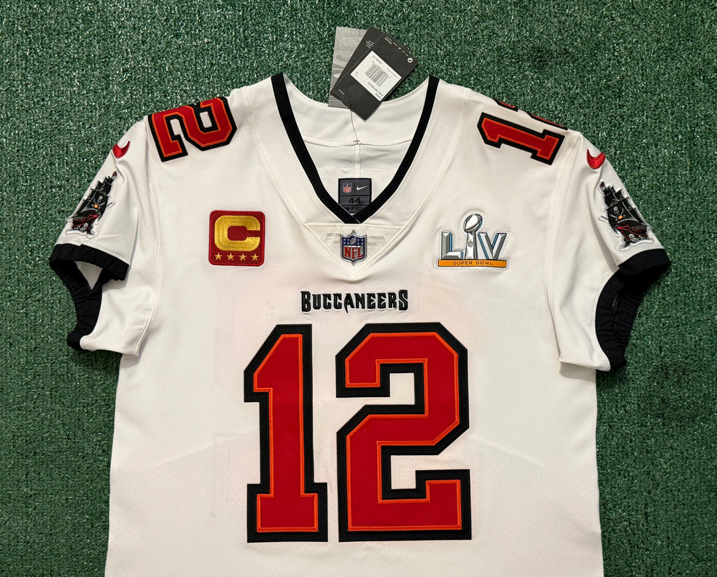 Tom Brady Tampa Bay Buccaneers Jersey #12 Nike Vapor Elite White size 44 (Large) NFL