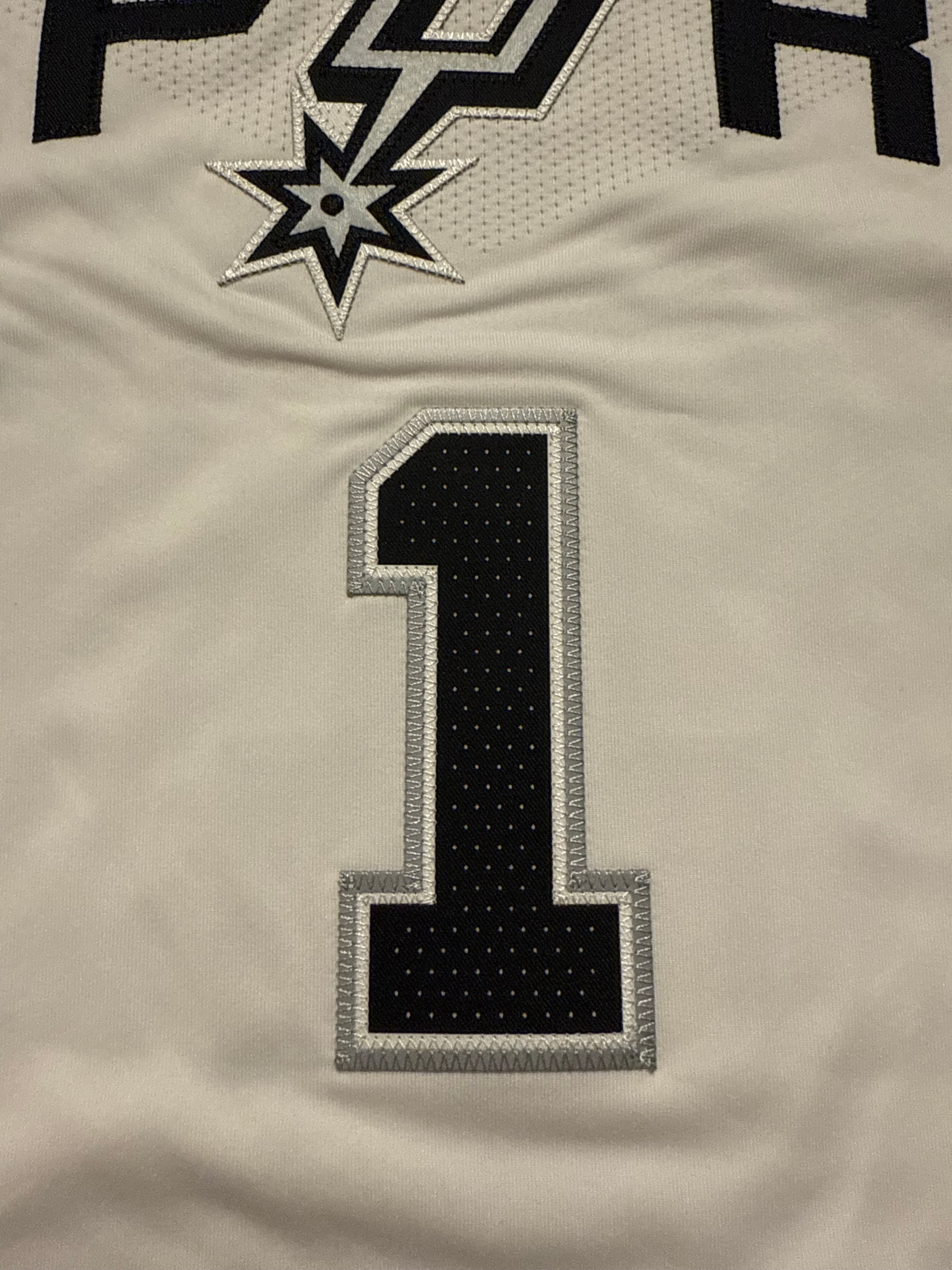 Victor Wembanyama San Antonio Spurs Jersey #1 Nike ADV Authentic White Size 48 (L) NBA