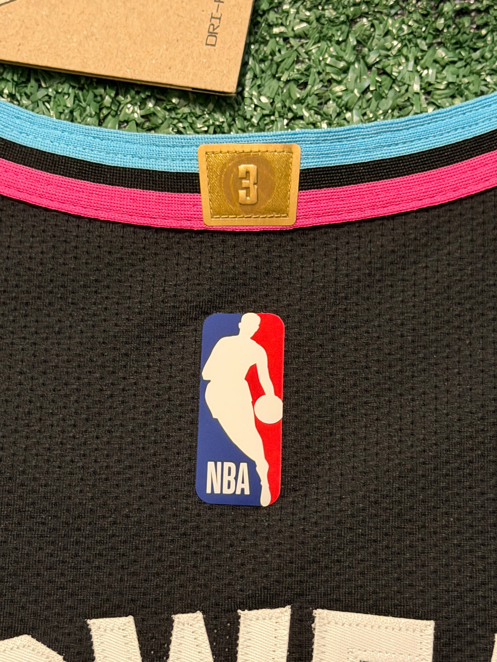 Norman Powell Miami Heat Jersey Nike ADV Authentic Black Size 48 (Large) NBA