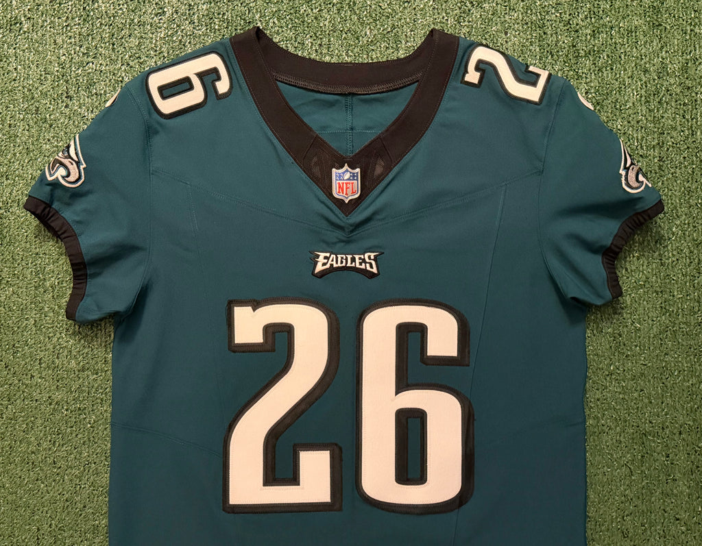 Saquon Barkley Philadelphia Eagles Jersey #26 Nike Vapor FUSE Elite Green Size 40 (Medium) NFL