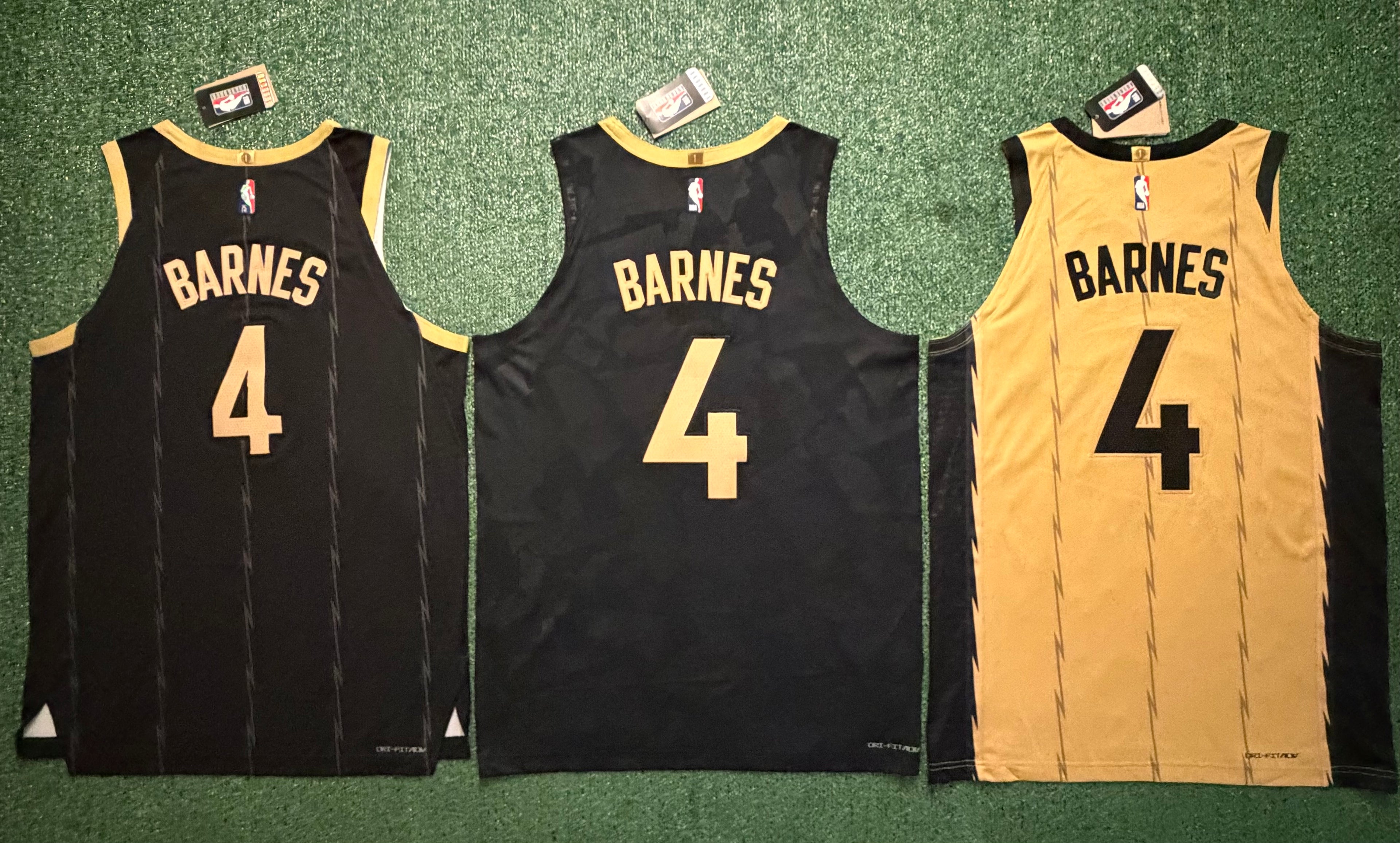 Scottie Barnes Toronto Raptors Jerseys #4 Nike ADV Authentic 2021-26 City Bundle 48 (Large) NBA