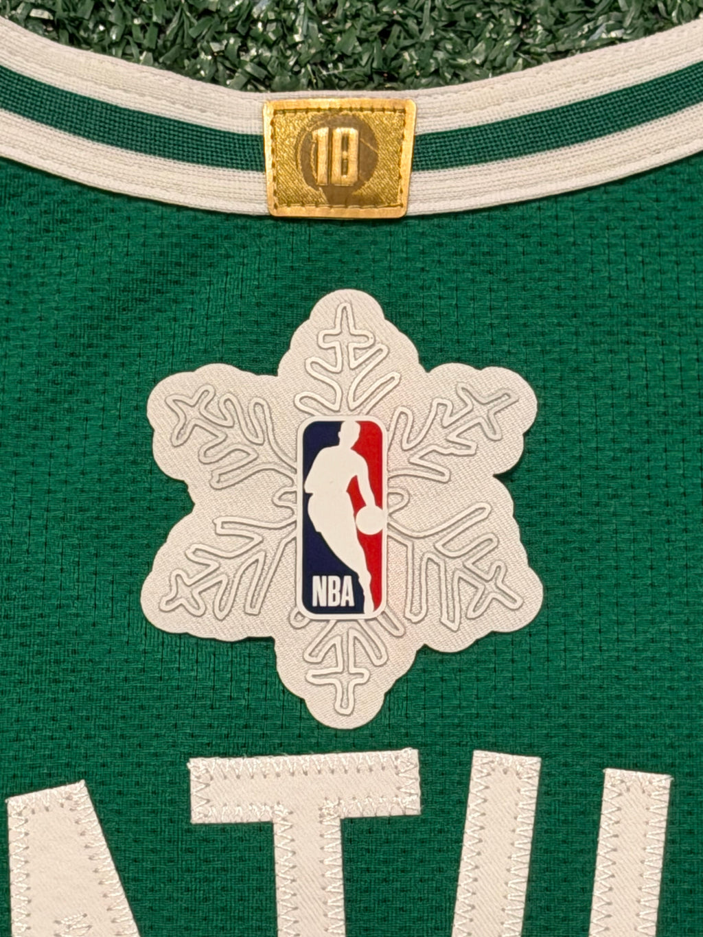 Jayson Tatum Boston Celtics Jersey #0 Nike ADV Authentic Green Size 44 (Medium) NBA