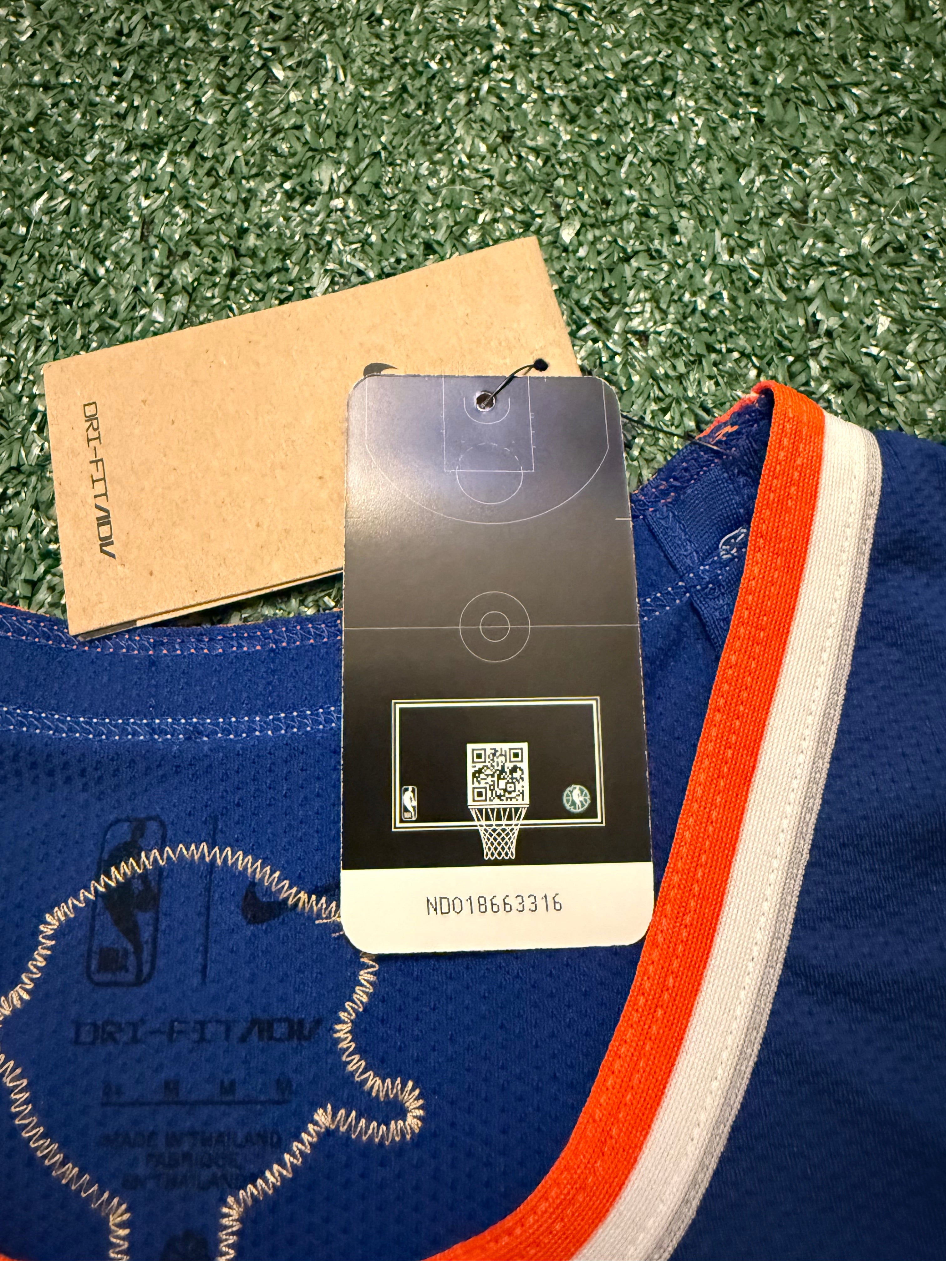 Josh Hart New York Knicks Jersey #3 Nike ADV Authentic Blue Size 44 (M) NBA