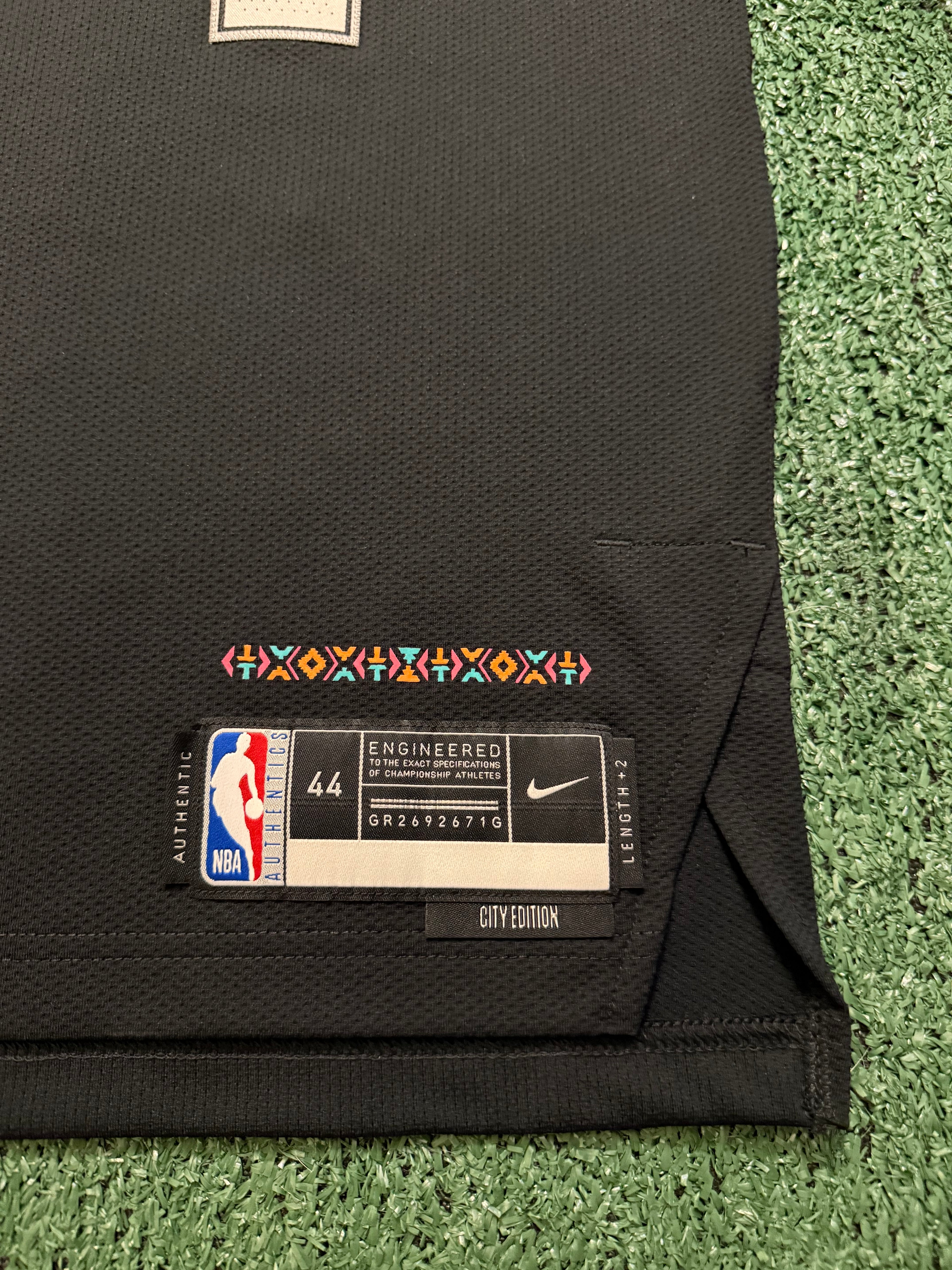 Victor Wembanyama San Antonio Spurs Jersey #1 Nike ADV Authentic Black Size 44 (M) NBA
