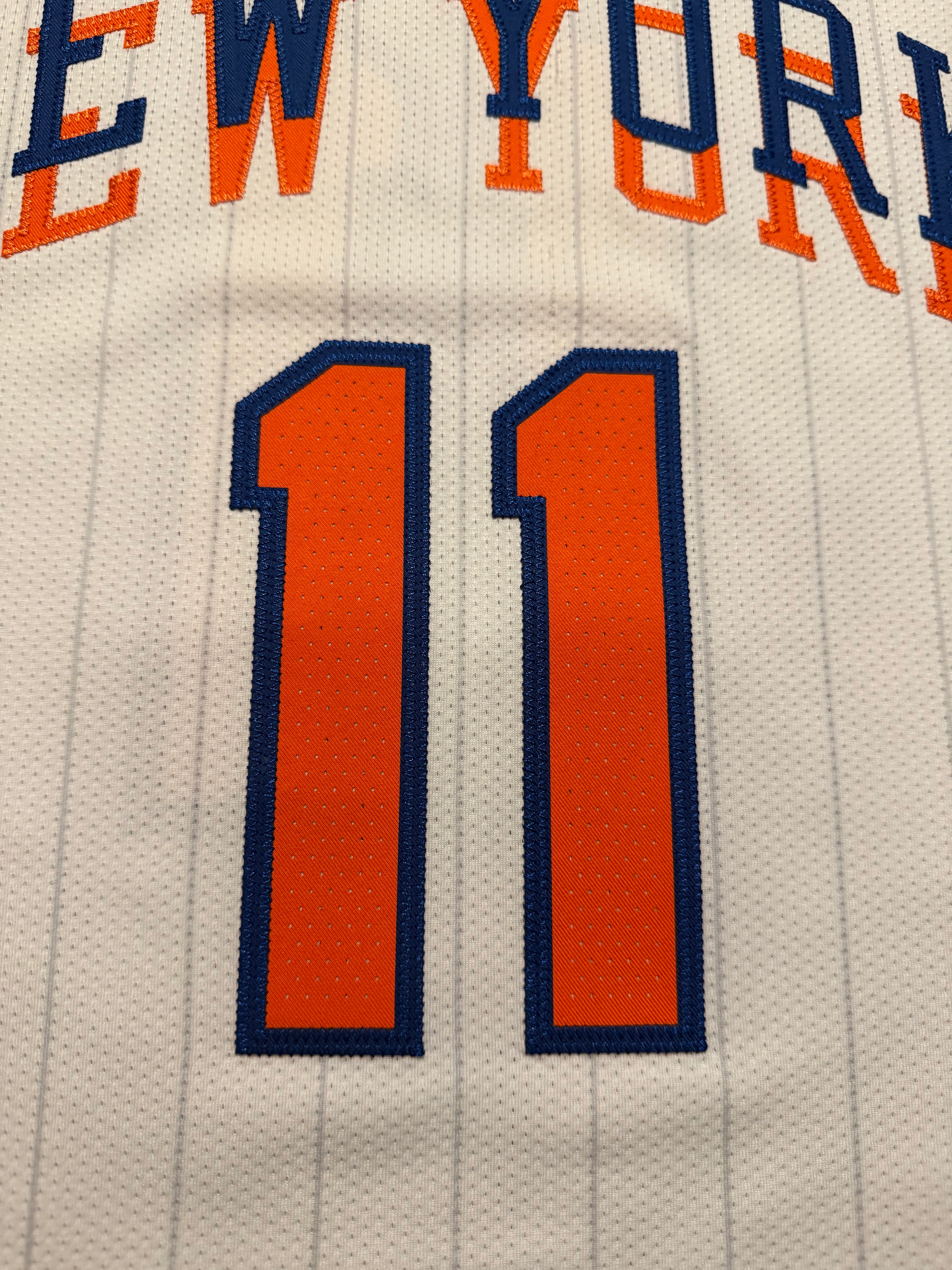 Jalen Brunson New York Knicks Jersey #11 Nike ADV Authentic White Size 44 (M) NBA