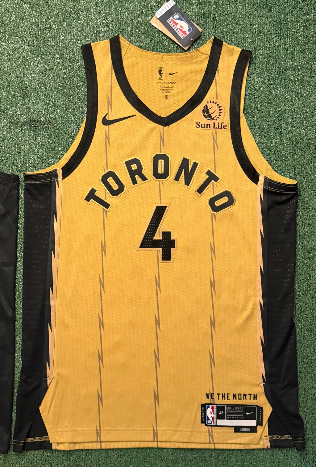 Scottie Barnes Toronto Raptors Jerseys #4 Nike ADV Authentic 2021-26 City Bundle 48 (Large) NBA